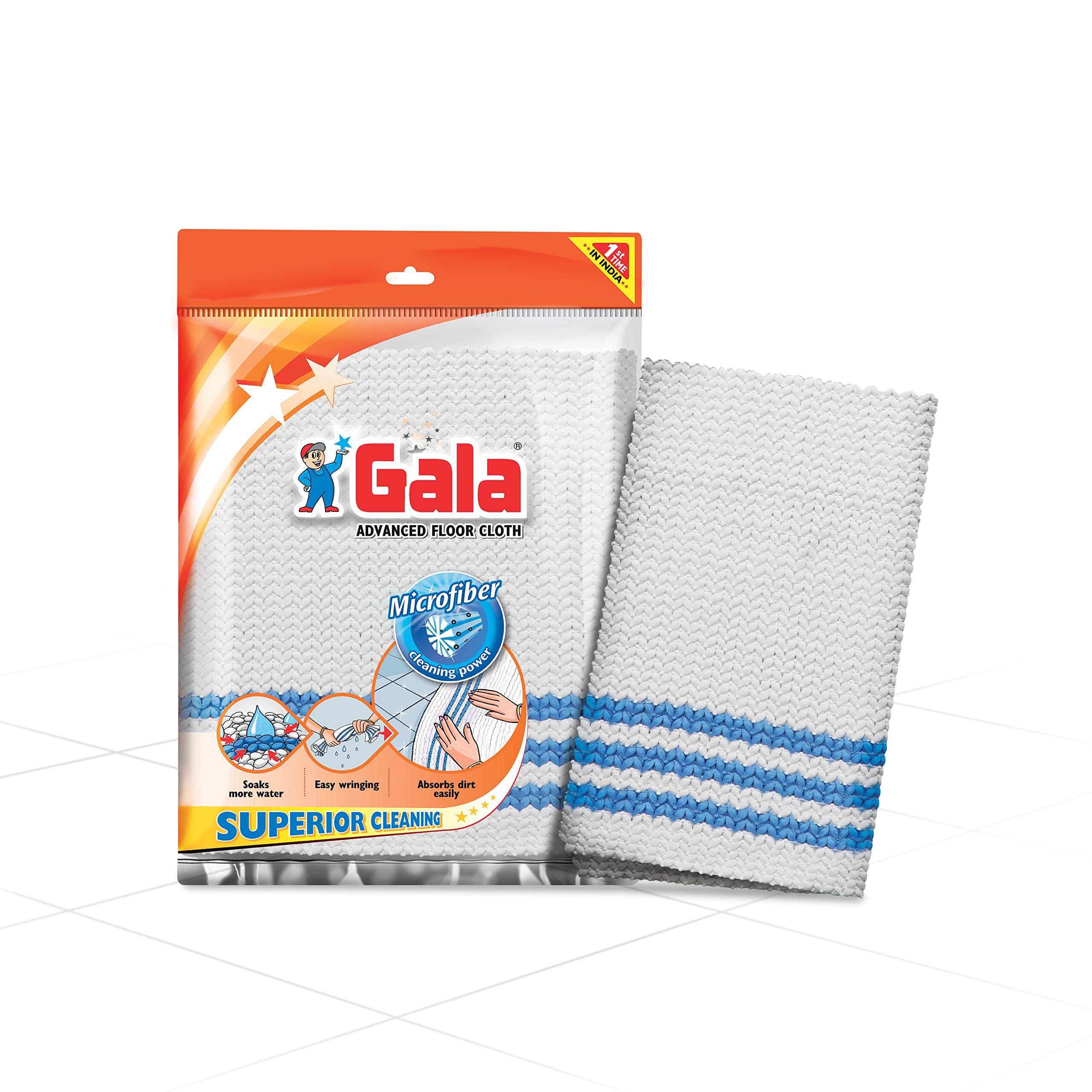 Microfiber Cleaning Cloth (Pack of 1, White)