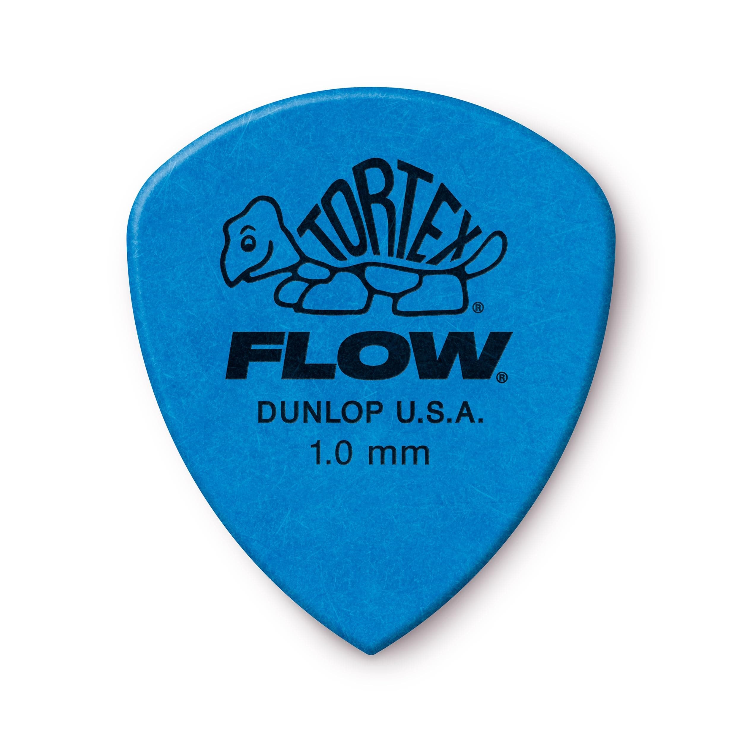DUNLOP TORTEX® FLOW® PICKS – Standard 1.00 mm – Blue (Set of 12 pieces)