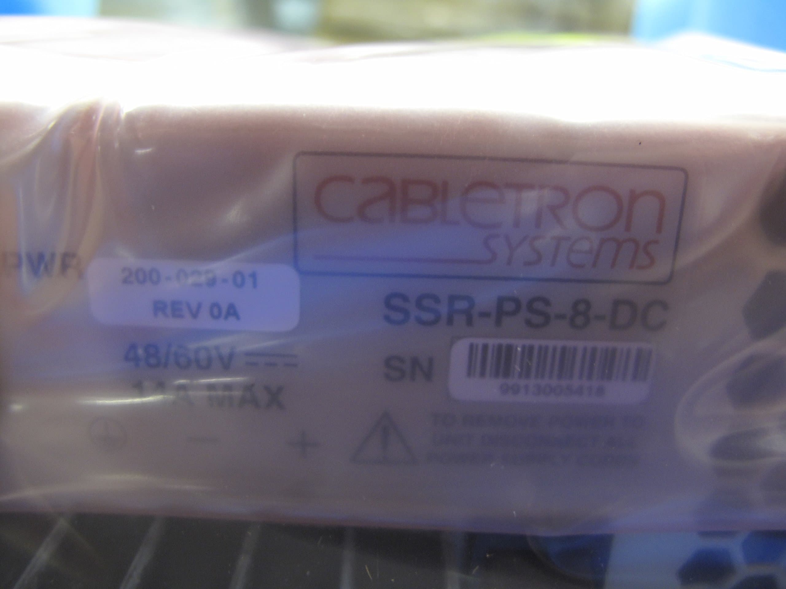 Enterasys SSR-PS-8-DC Power Supply for SmartSwitch Router 8000