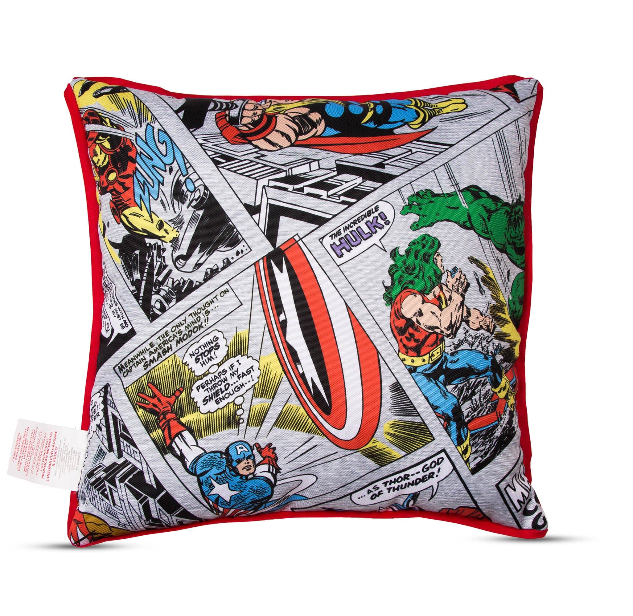 Disney Tradition Marvel Comics Retro Canvas Cushion