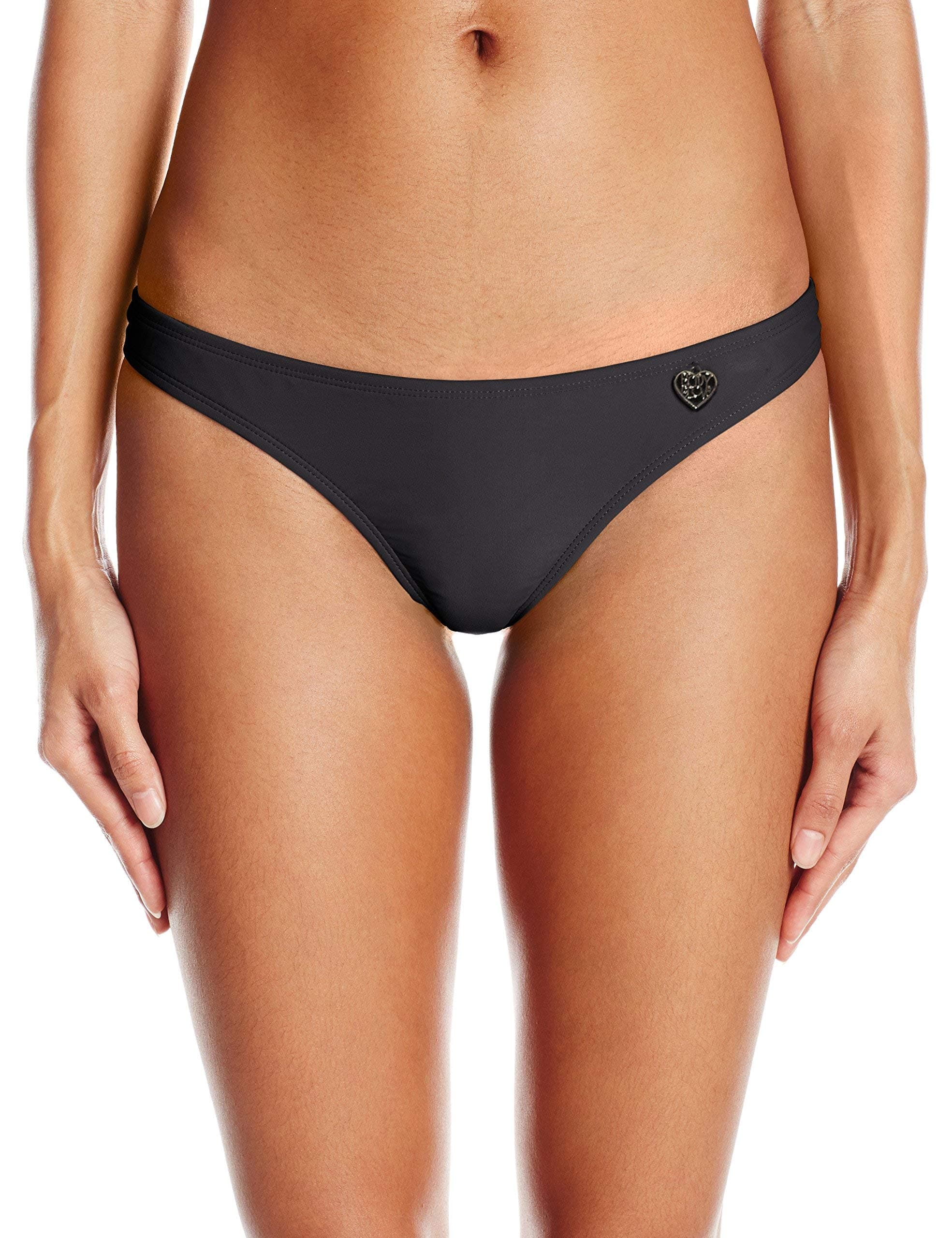 Body GloveWomen's Thong Solid Minimal Coverage Bikini Bottom Swimsuit
