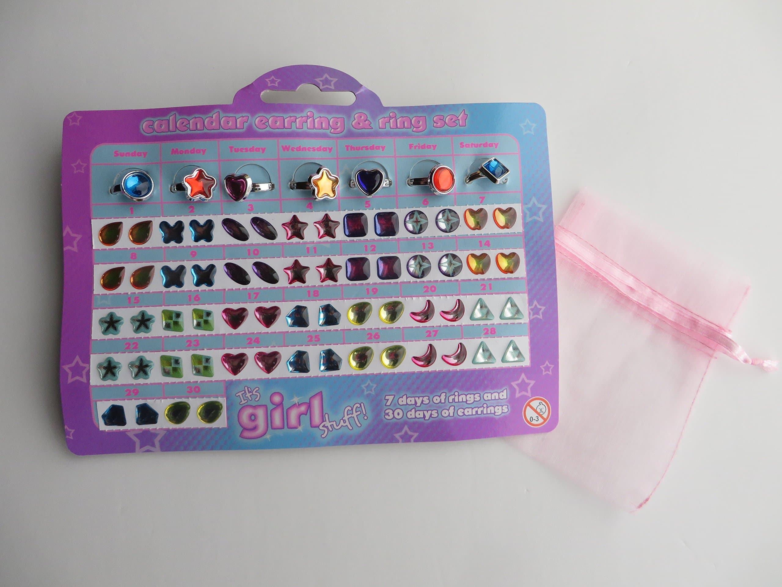 STICK ON EARRINGS and RINGS