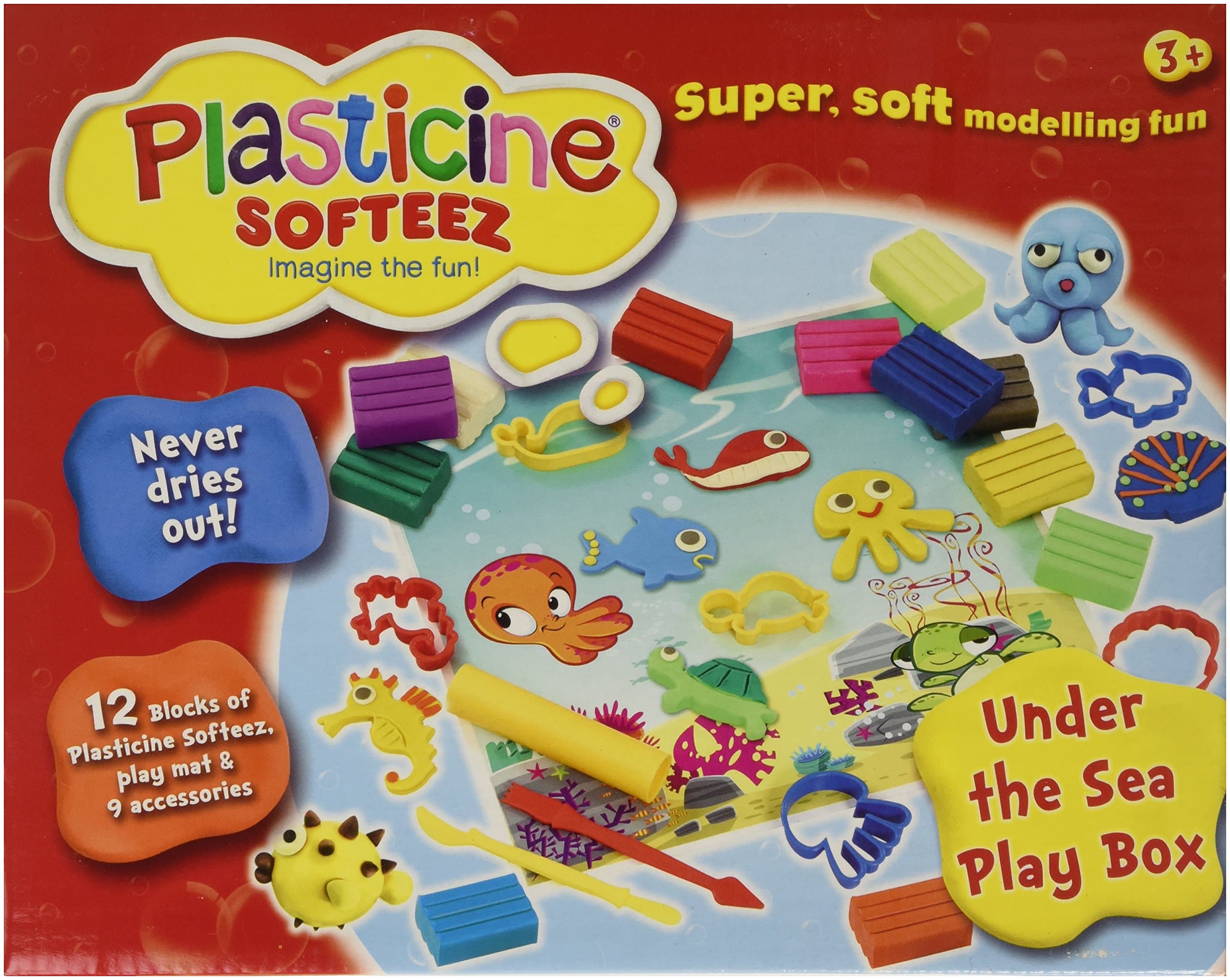 Plasticine Under The Sea Softeez Play Box