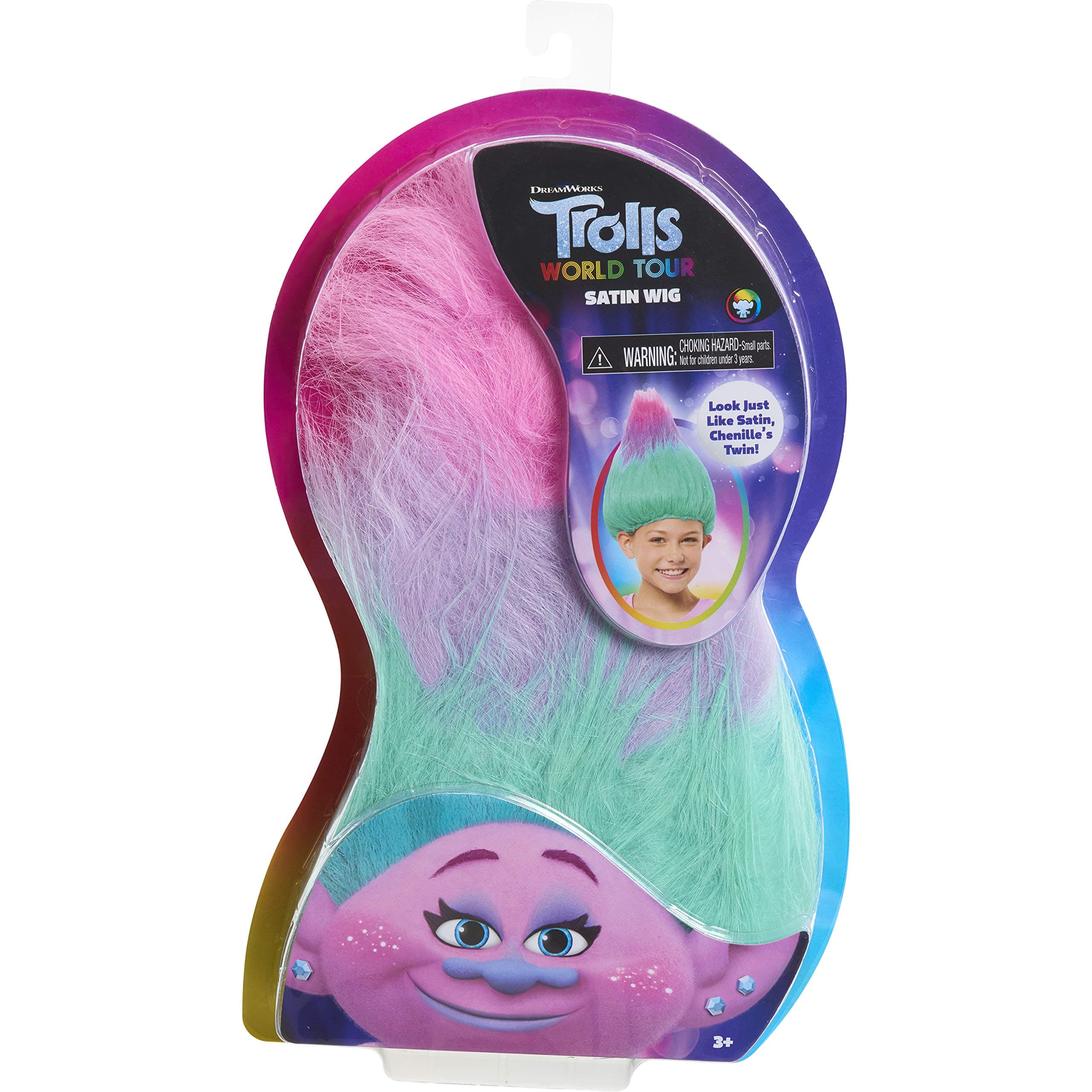 Trolls World Tour Wig - Satin