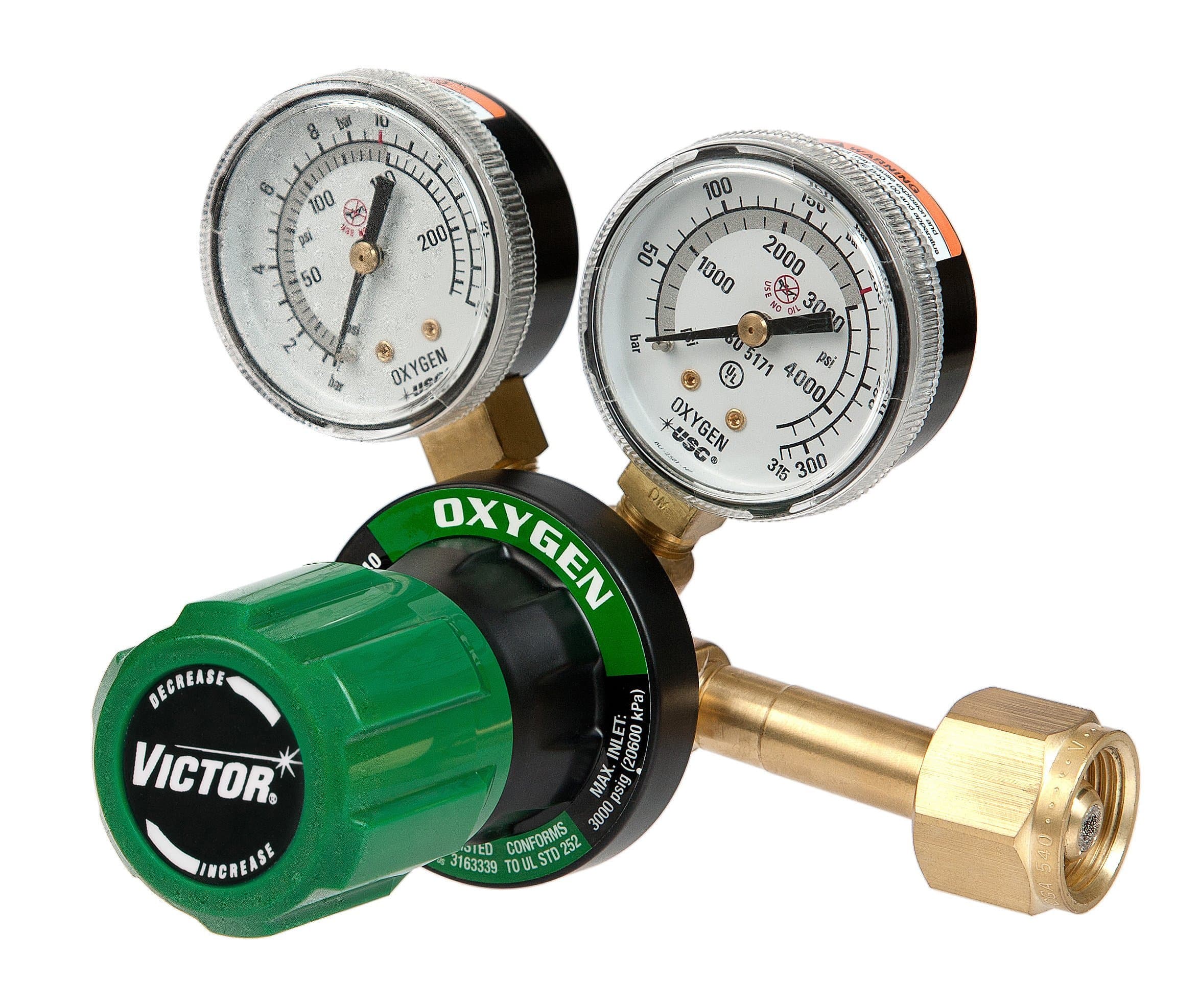 Victor 0781-9400 Medium Duty G250 Oxygen Regulator