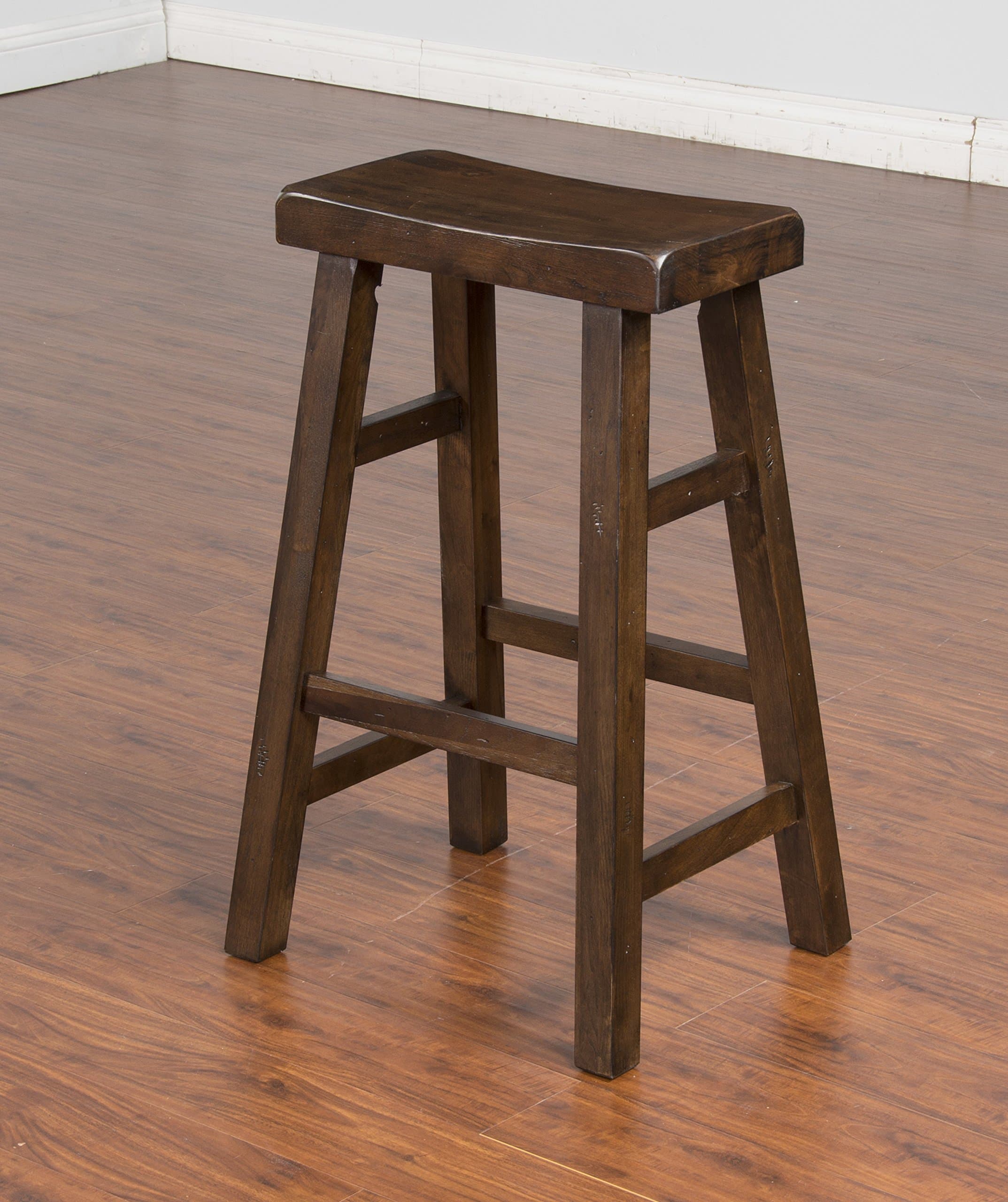 Sunny Designs Savannah Saddle Seat Stool, 30"