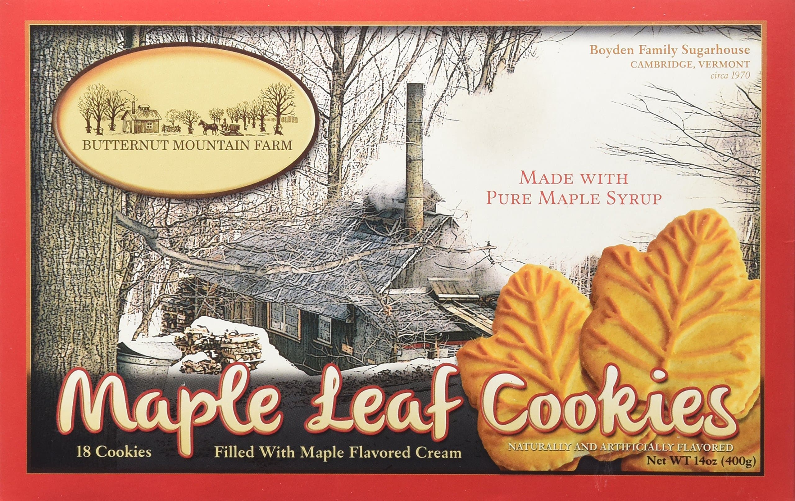 Maple Leaf Cookies, 14oz