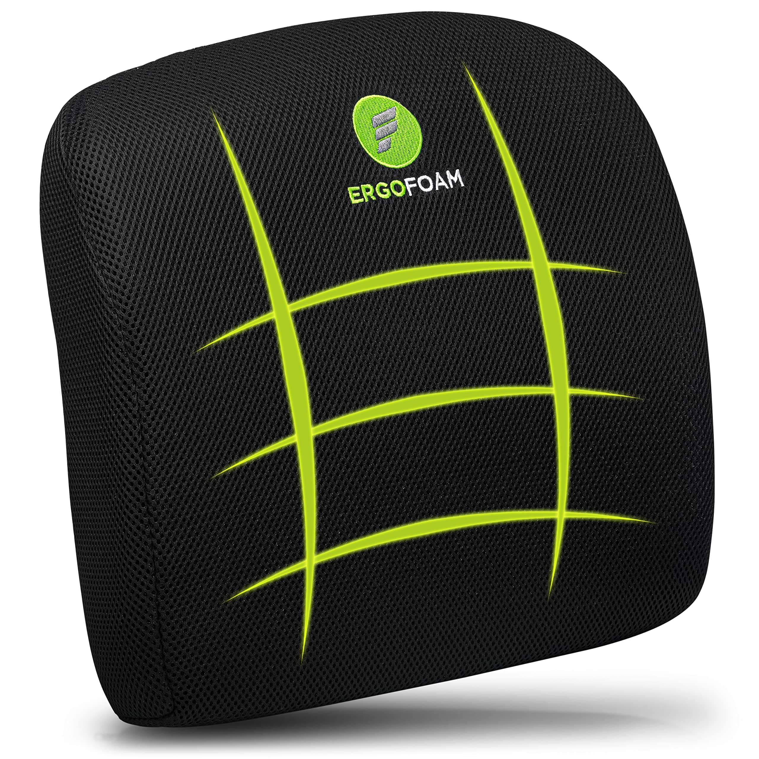 Lumbar Support Pillow for Chair - Premium Breathable Mesh Back Support for Office Chair - Most Comfortable Lumbar Cushion in The World for Back Pain