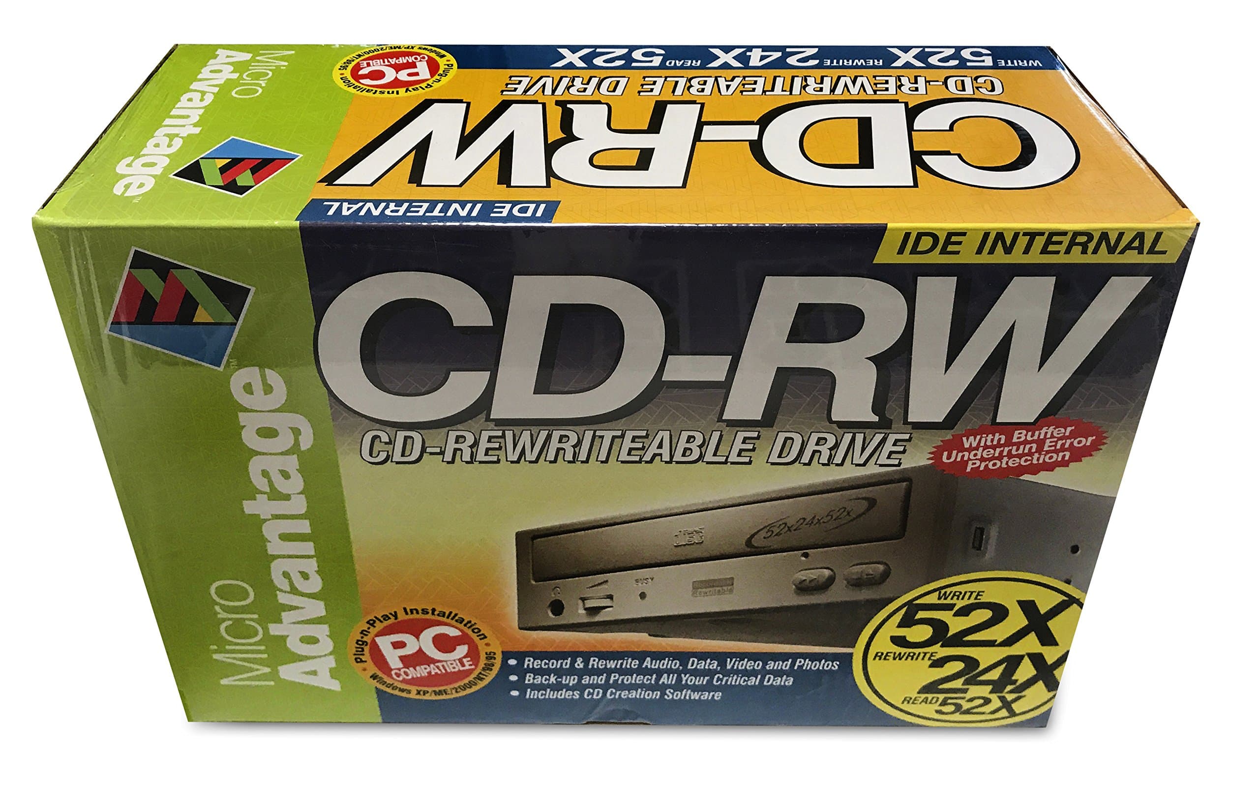 Micro Advantage 52x24x52 CD-RW CD-Rewriteable Drive