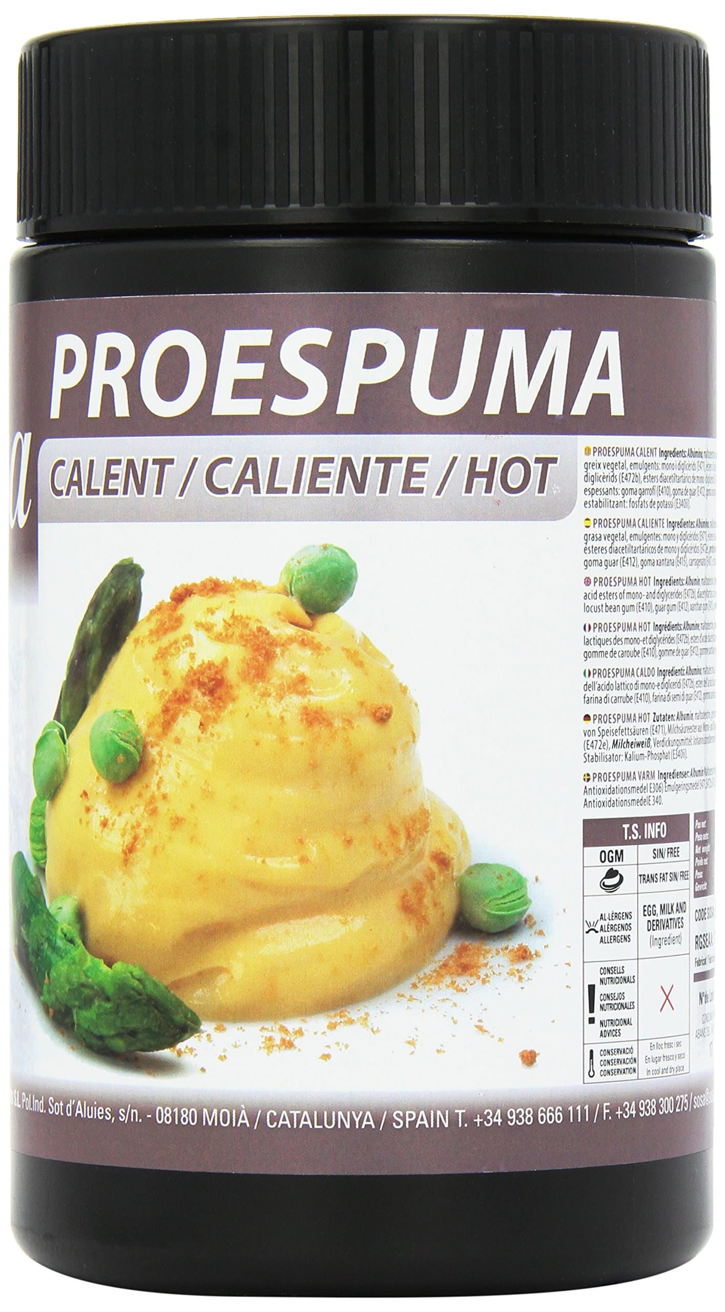 Sosa Proespuma Hot Makes Light Foam from a Liquid State 500 g