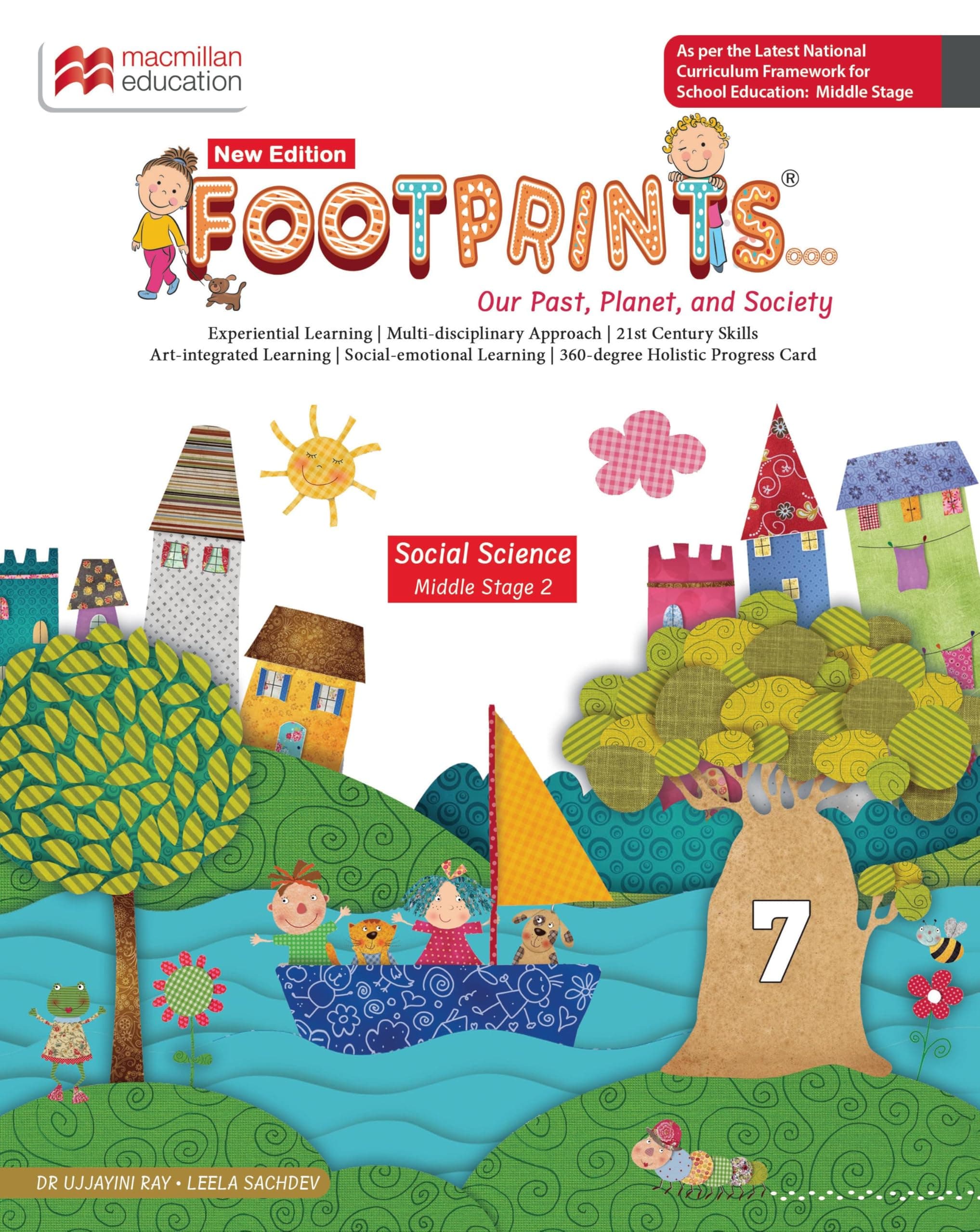 Footprints Reader 2024 Class 7 Integrated Social Science Series | NEP & NCF Aligned with SDGs, Heritage, and 21st Century Skills