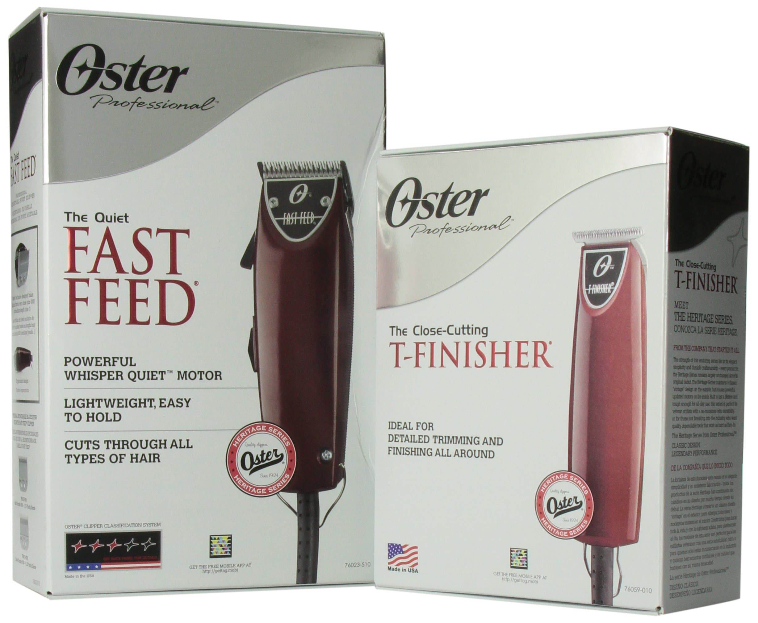 Oster Fast Feed Clipper & T-finish Trimmer Combo