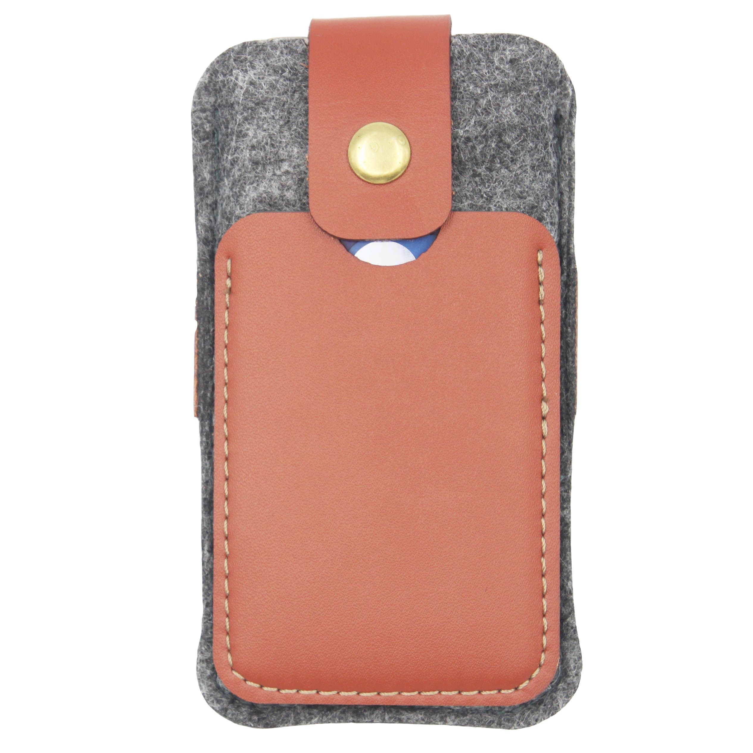 Boee Mobile Phone Felt Case Sleeve for Iphone 6 6s 4.7 Inch Dark Gray