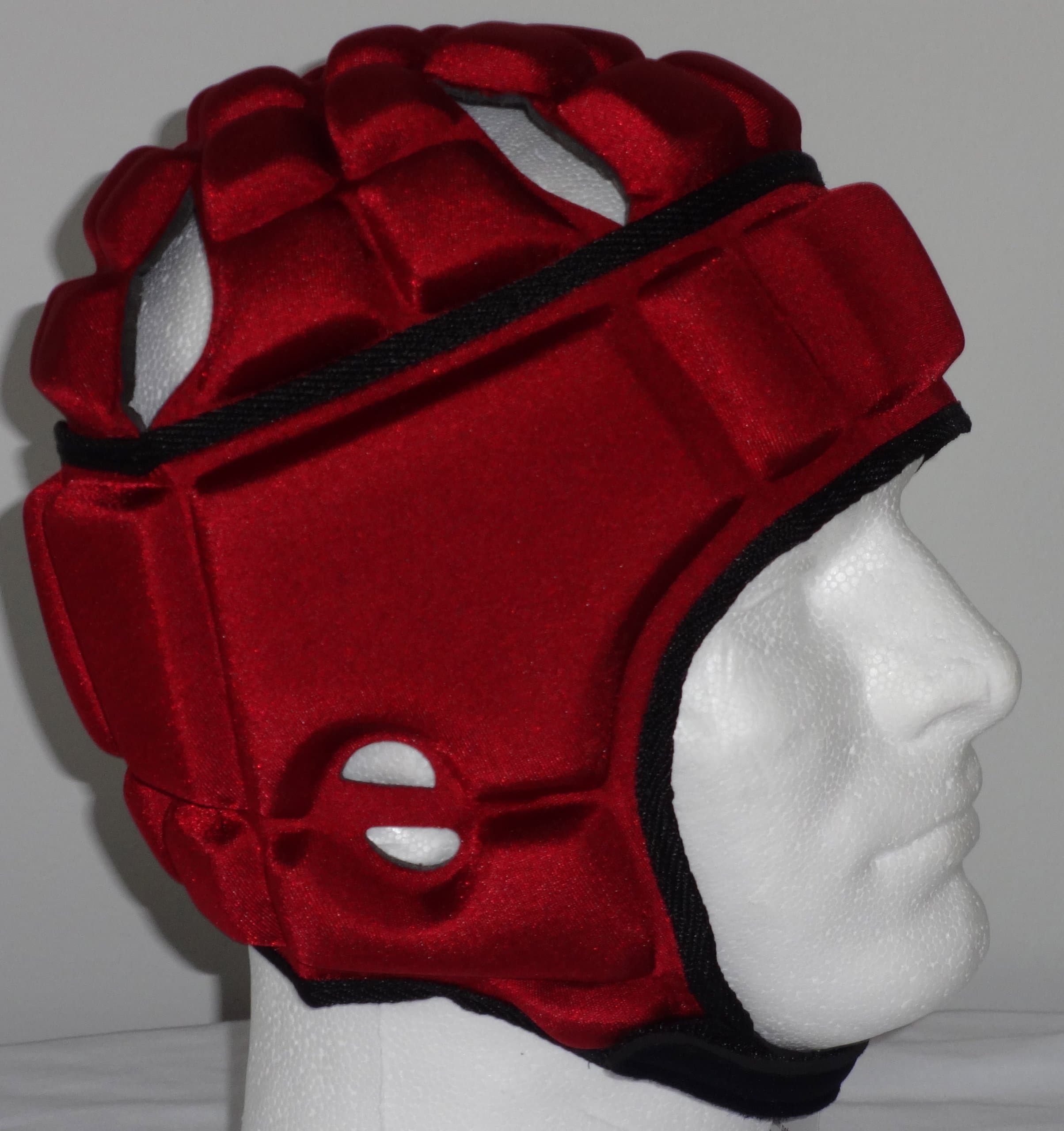 Soft Protective Helmet (small (19.5"-20.5"), Burgundy)