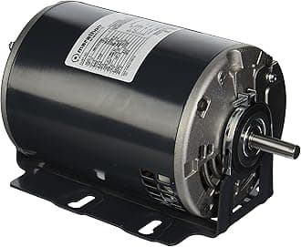 Marathon B402 48Y Frame Totally Enclosed 48S17D7209 Attic Fan Motor, 1/3 hp, 1800/1200 RPM, 115 VAC, 1 Split Phase, 2 Speeds, Ball Bearing, Resilient Base