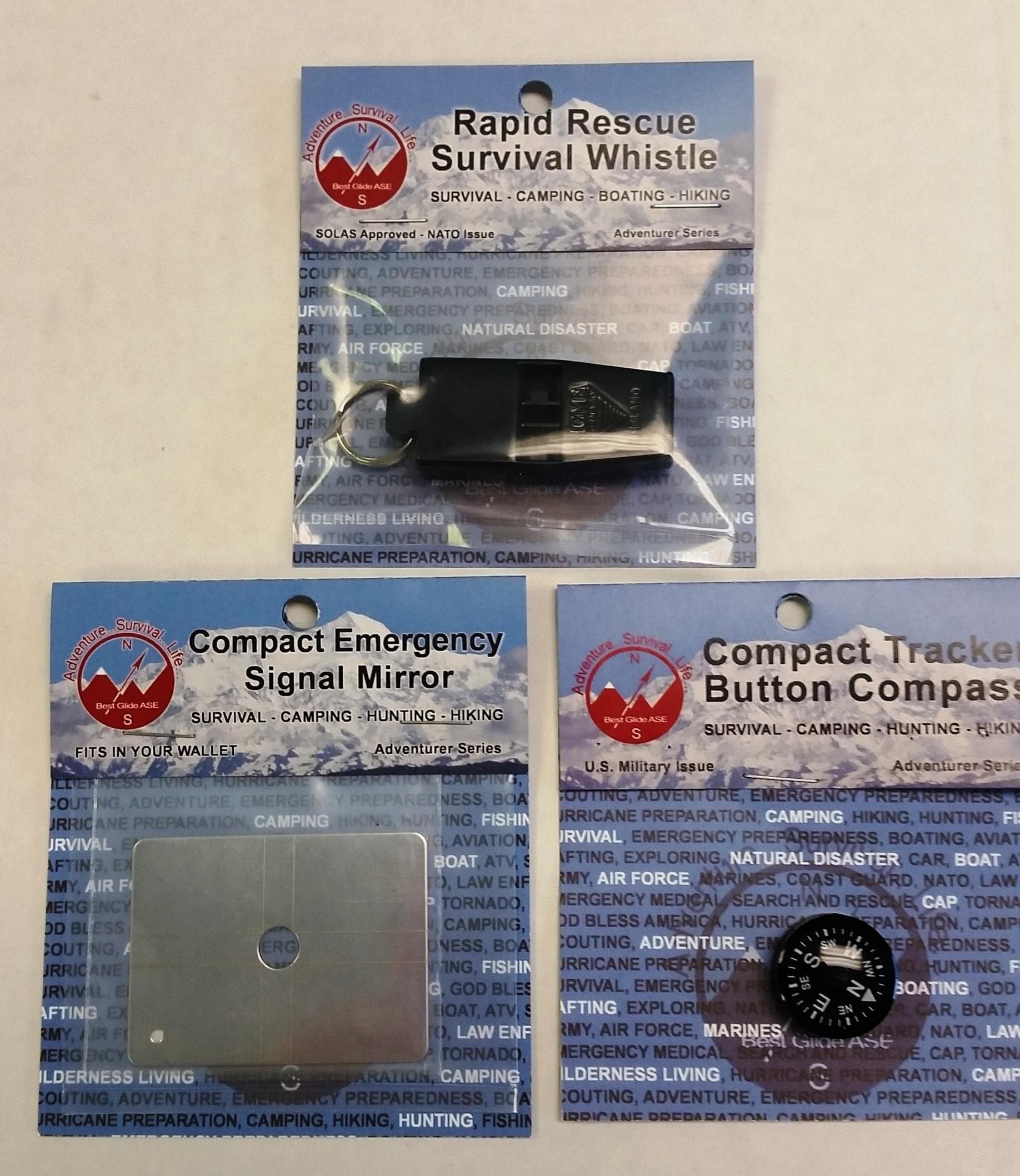 Mini Compact Emergency Survival Signal Pack