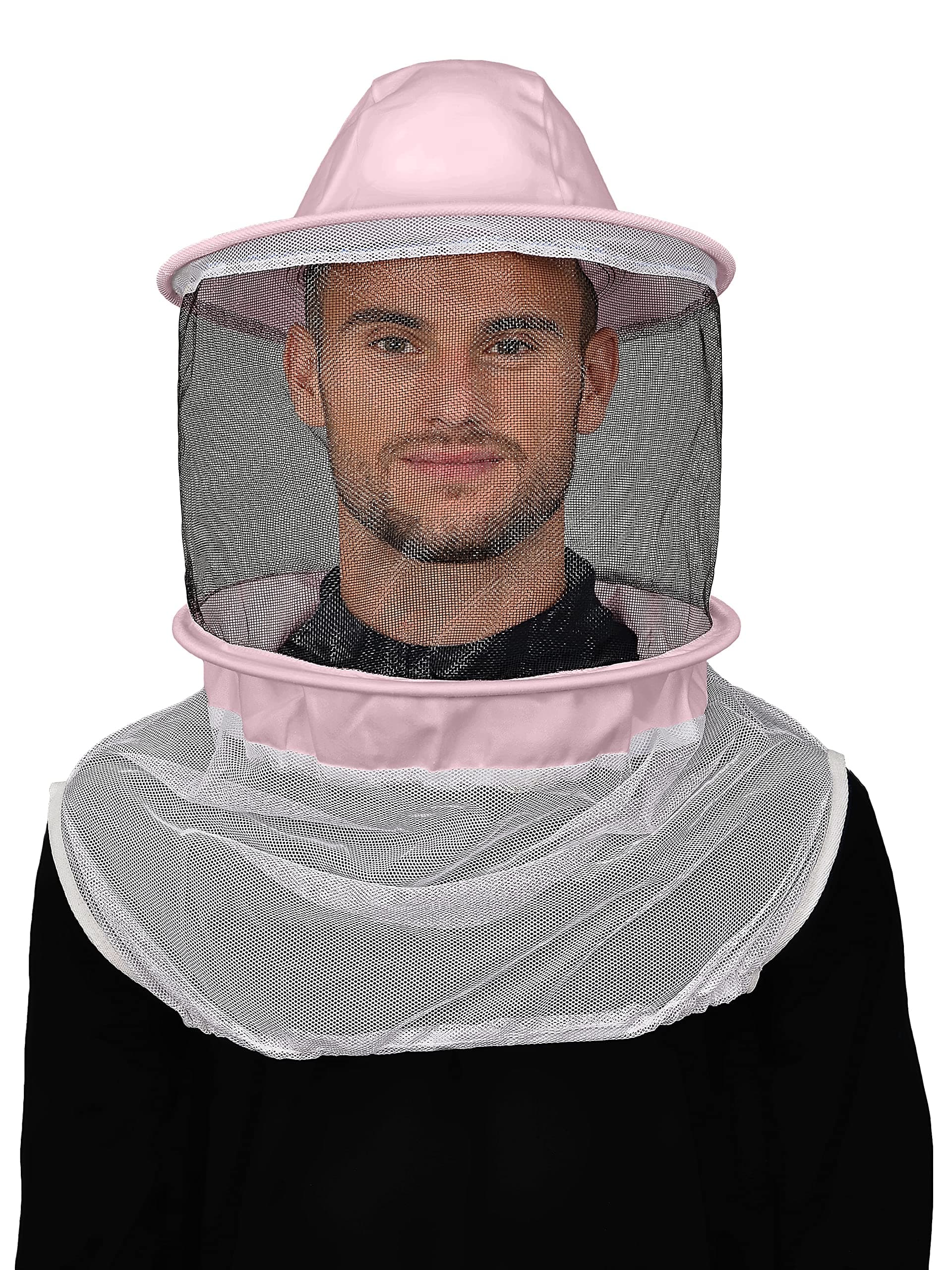 210 Polycotton Beekeeping Veil with Round Hat