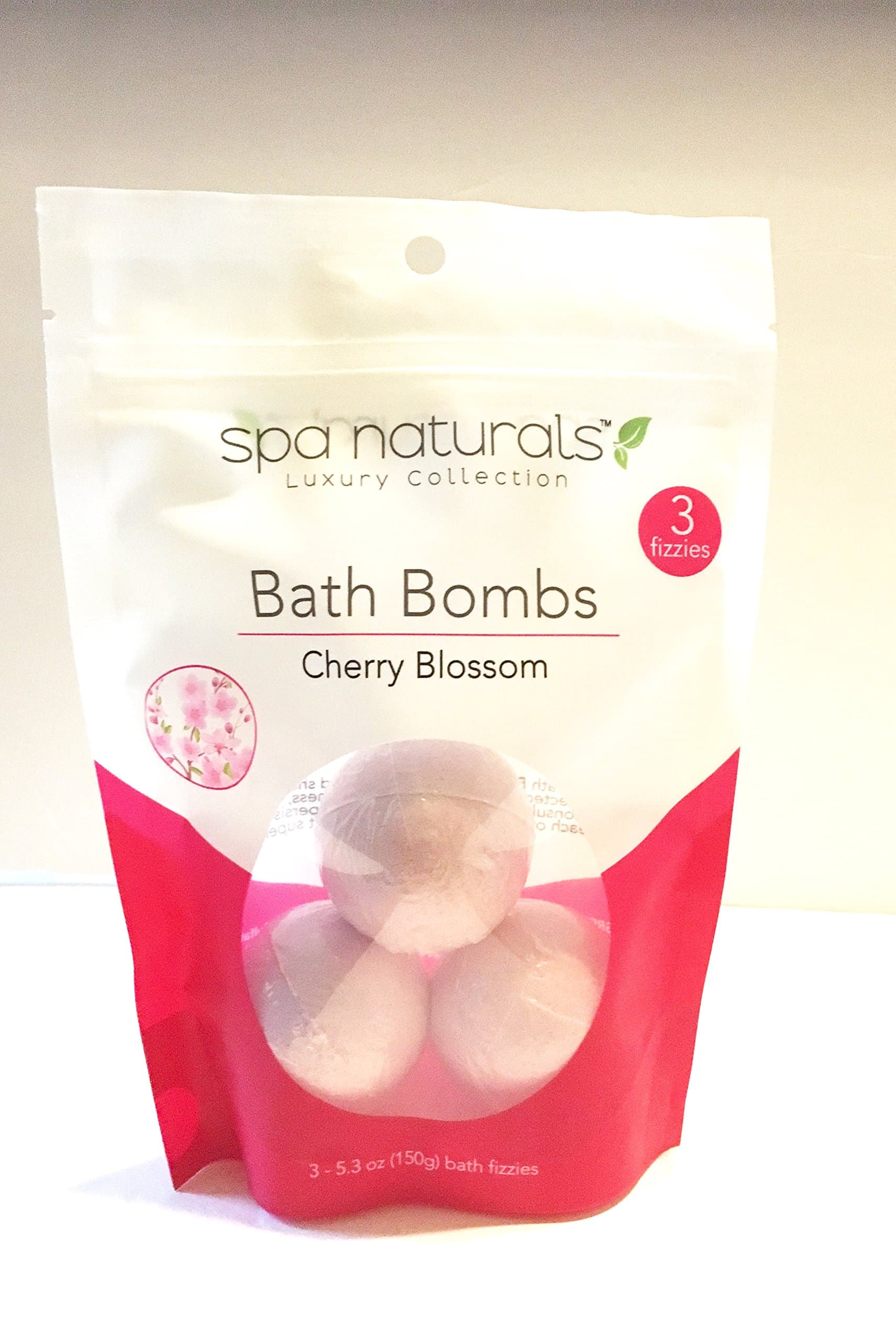 Spa Naturals Bath Bombs Cherry Blossom