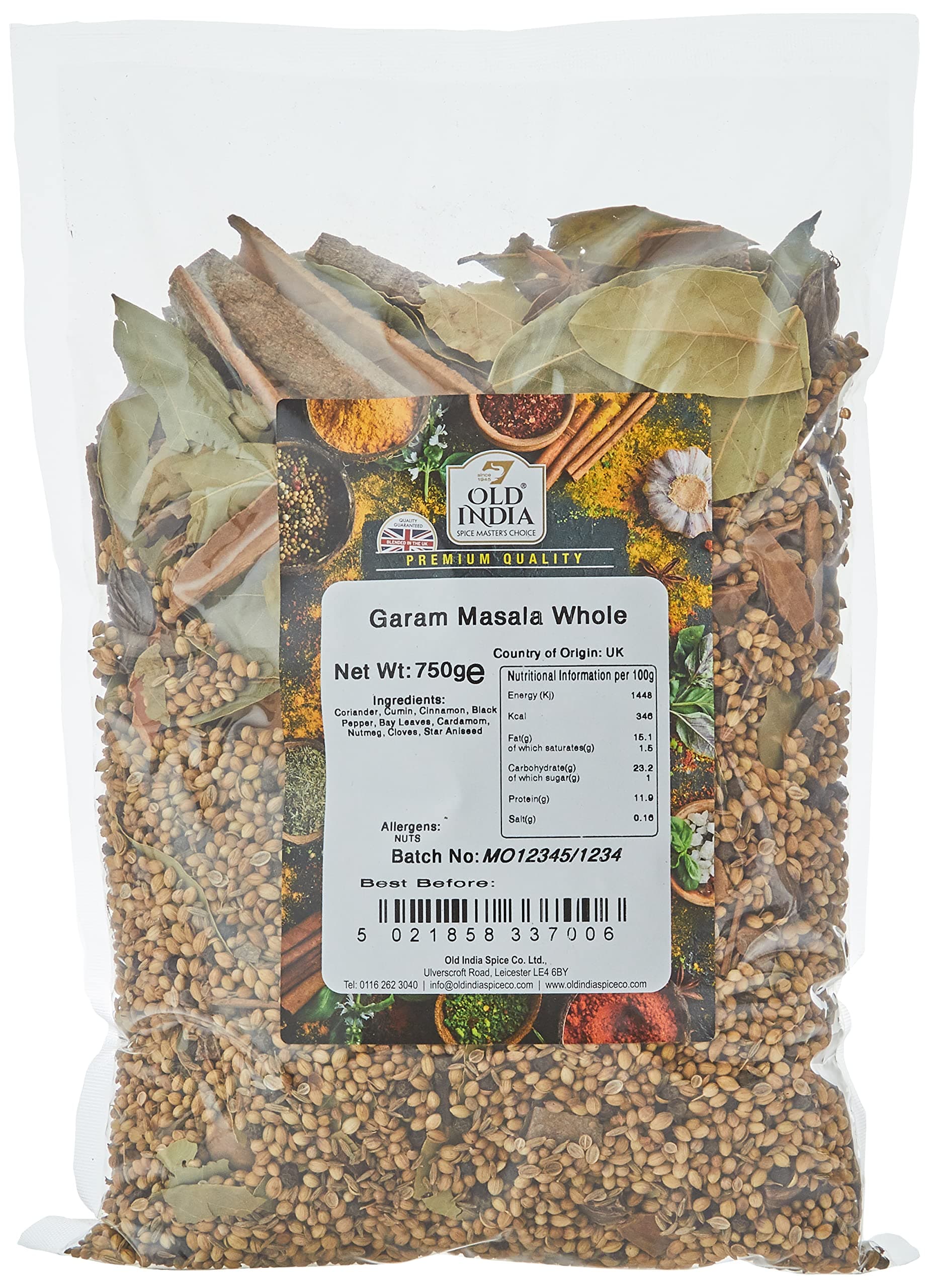 Garam Masala Whole 750 g