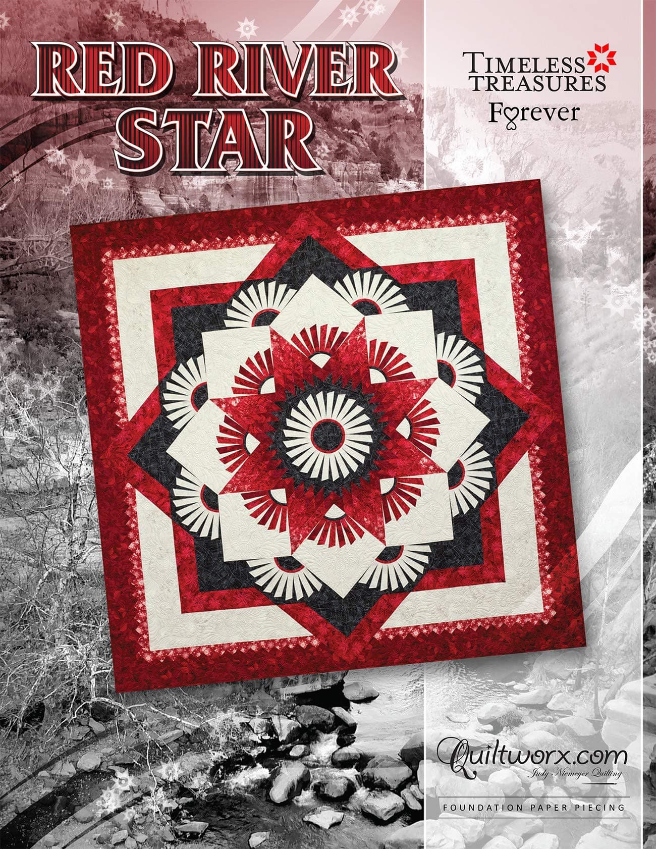 Red River Starr Quilt Pattern by Judy Niemeyer