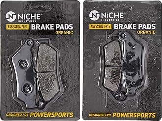 NICHE Brake Pad Set for Harley-Davidson Street Rod 500 750 41300169 41300161 Front Rear Organic