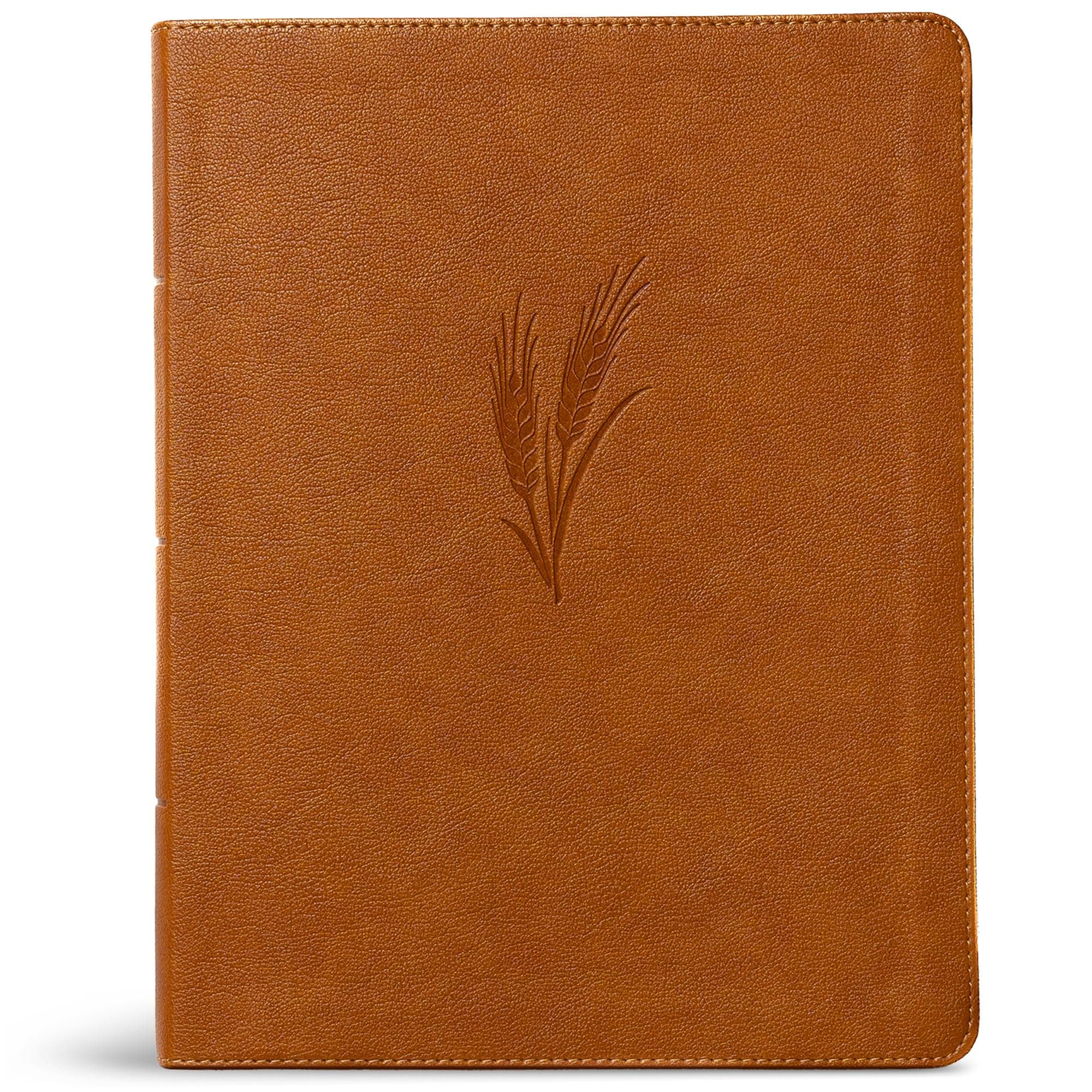 CSB Notetaking Bible, Large Print Edition, Camel Leathertouch