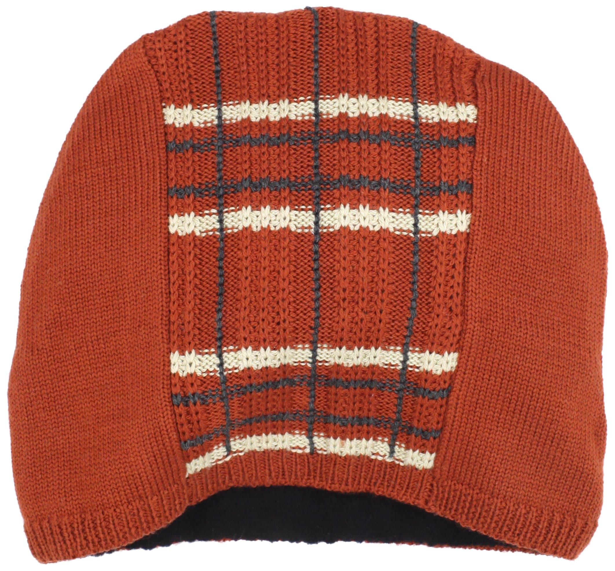 EchoDesign Men's Textured Plaid Beanie