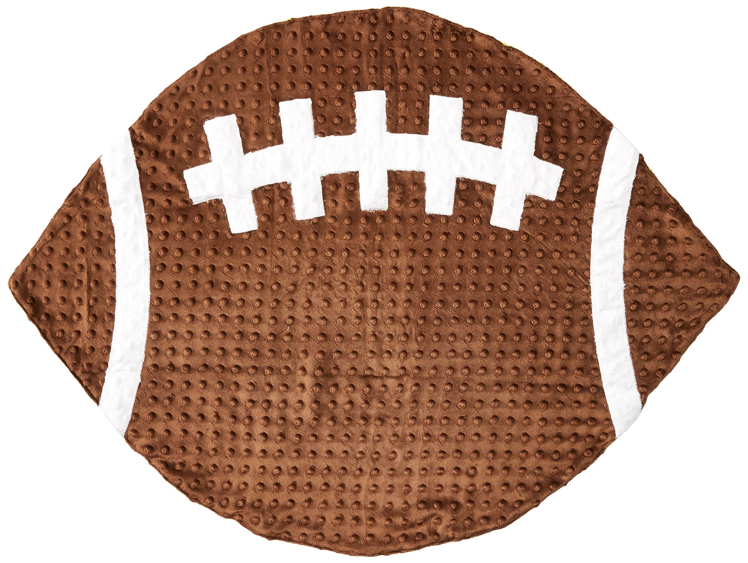 Mud Pie Football Blanket Stroller Brown