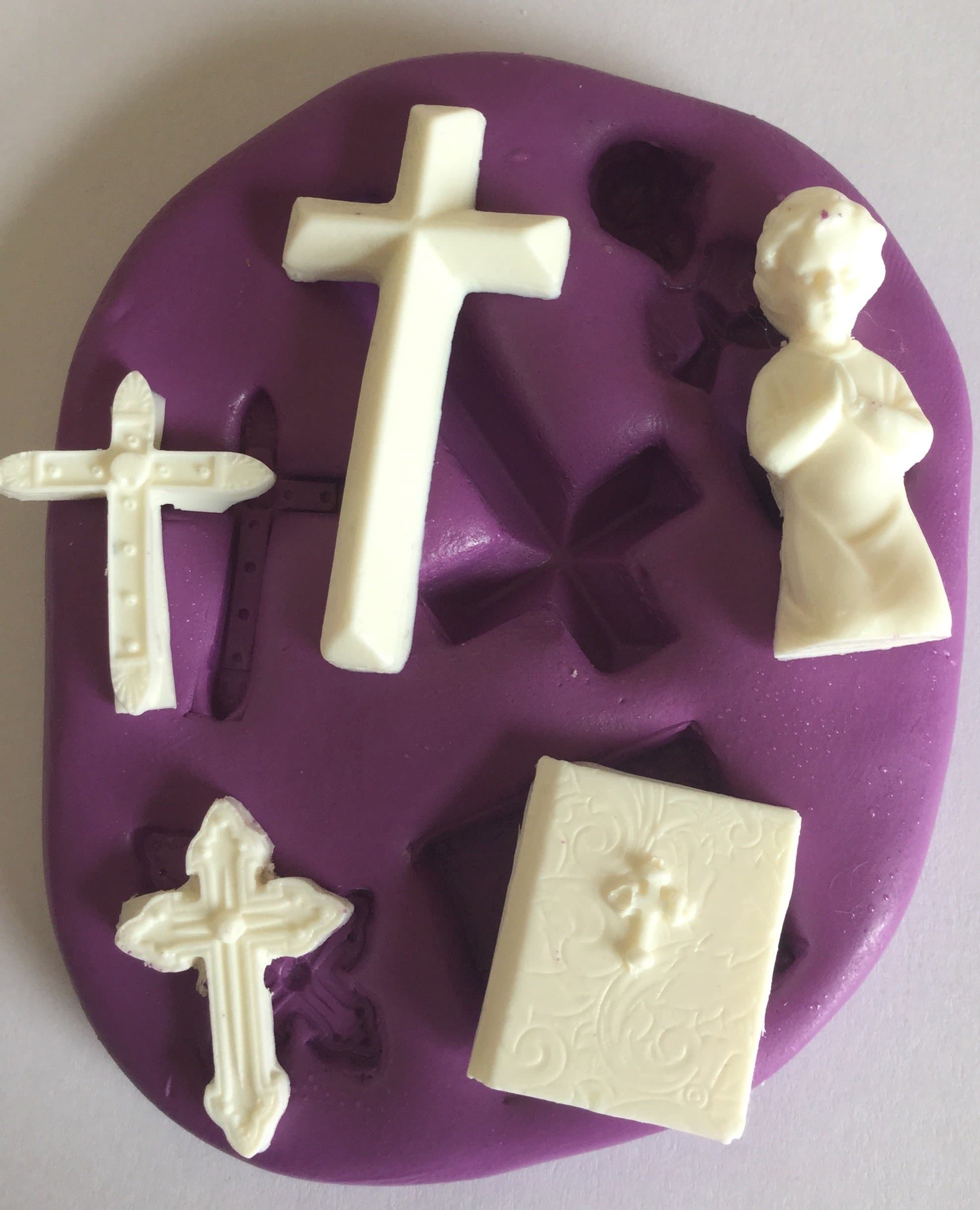 Moule en silicone pour baptême/communion