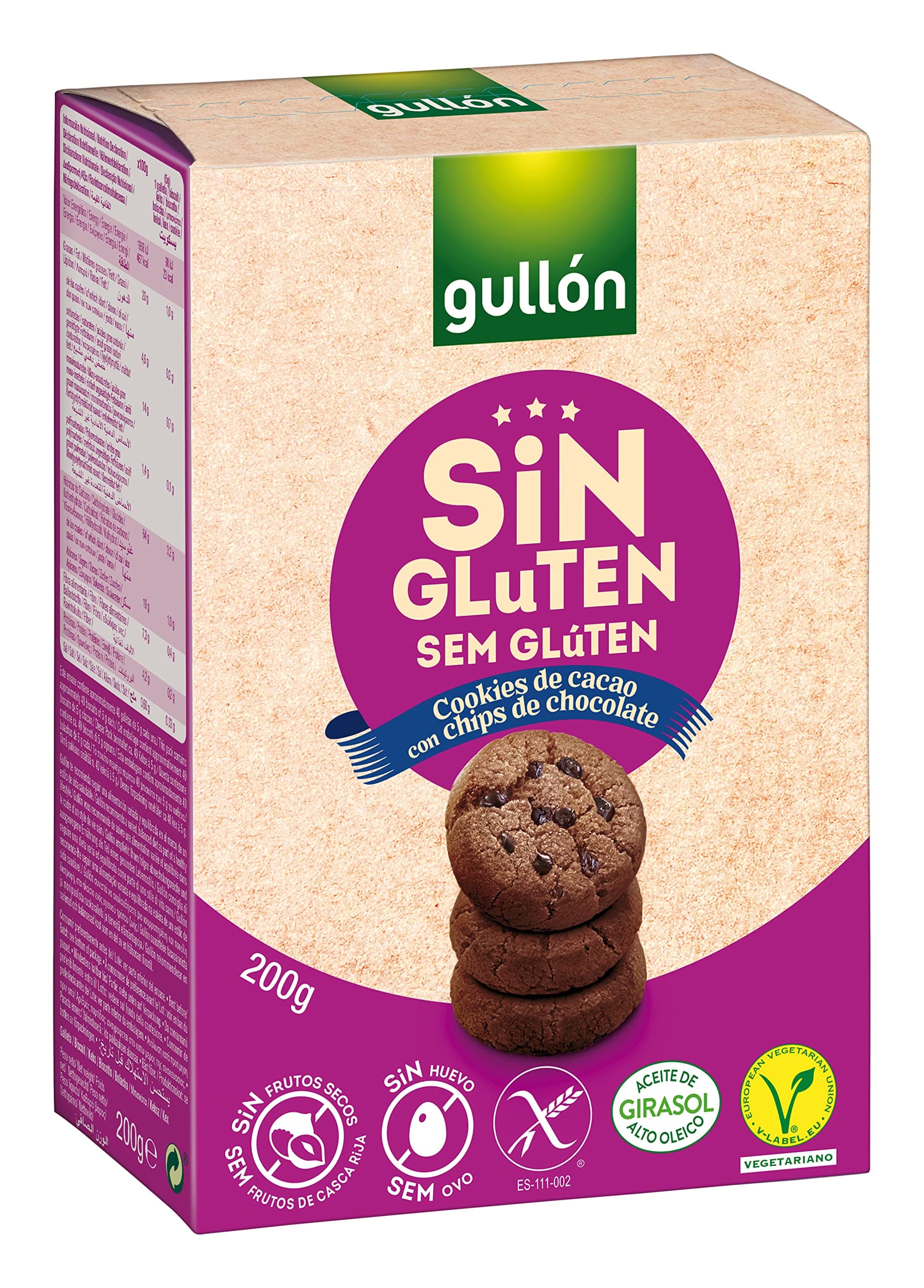 Gullon Gluten Free Mini Choco Chips, 200G