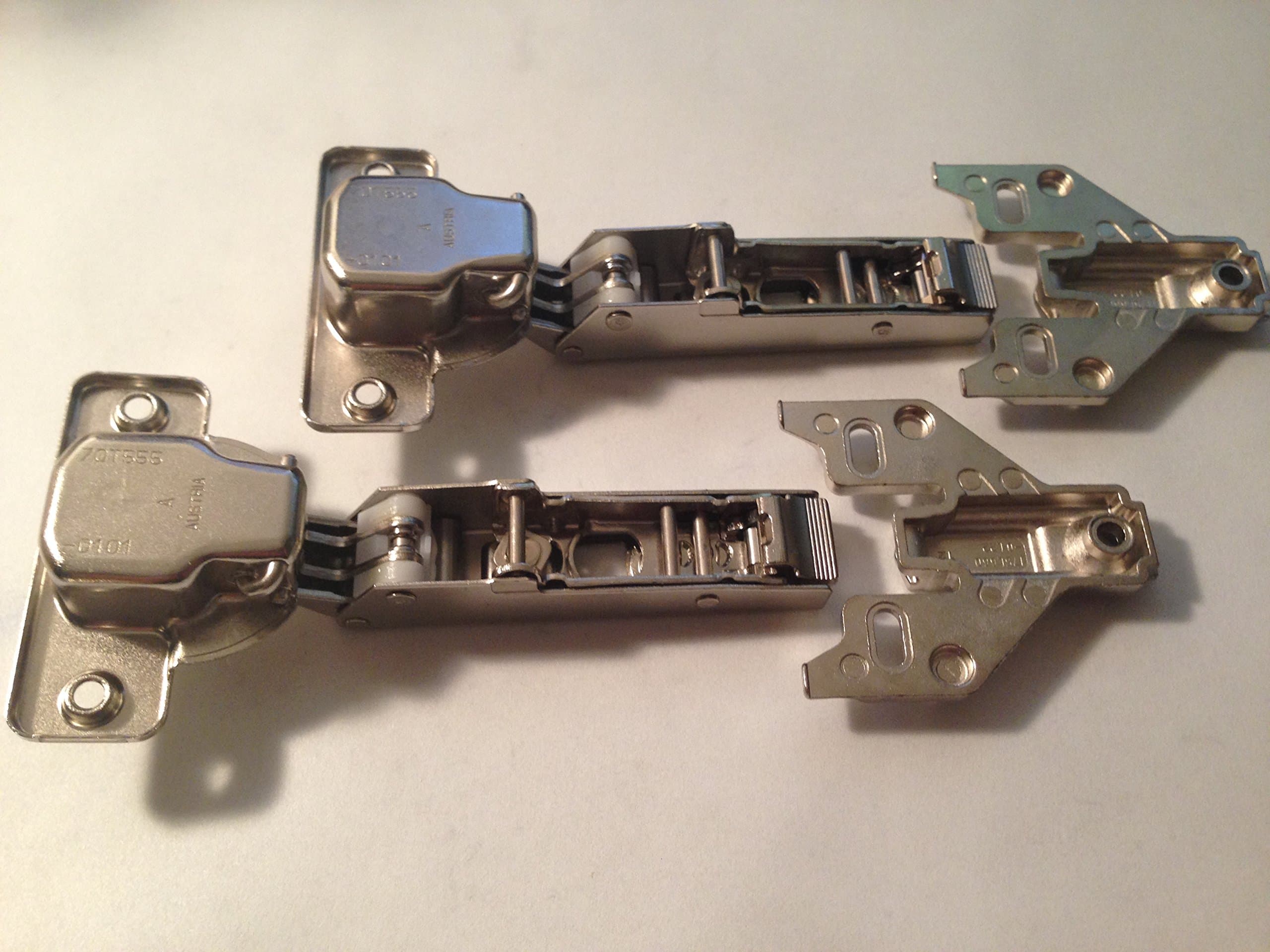 Blum 2 120 Degree Clip On Hinge with Face Frame Adapter - New