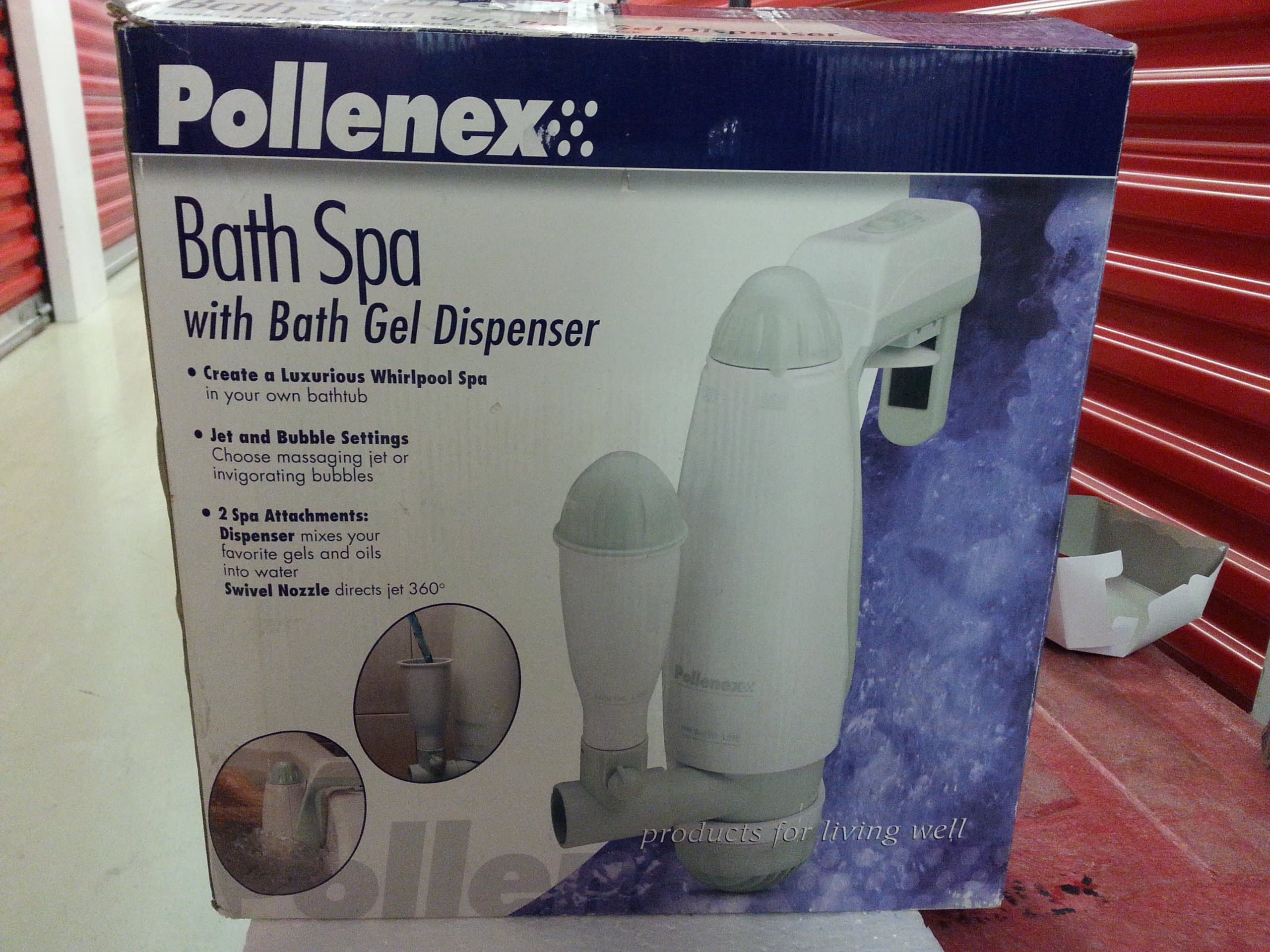 Pollenex BathSpa with Bath Gel Dispenser/ Model PBS1D