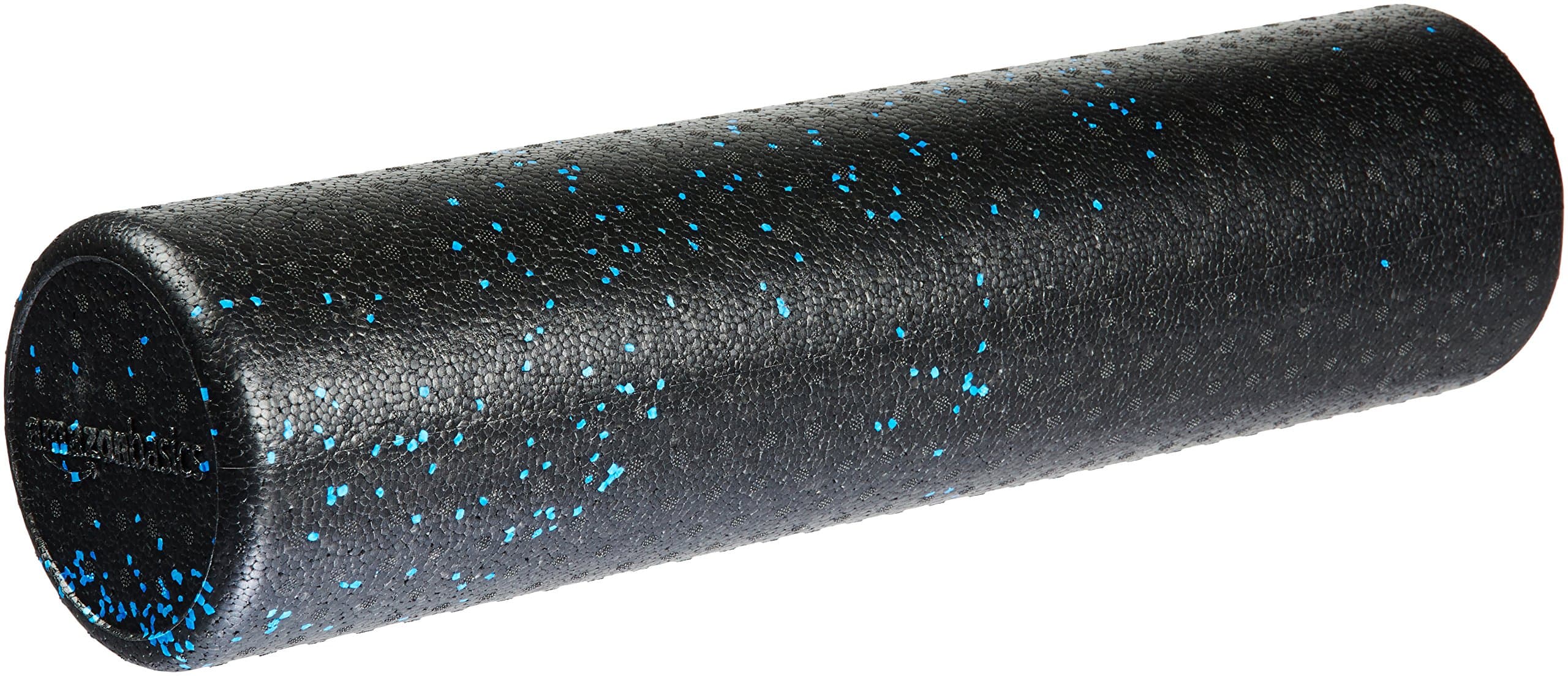 Amazon Basics High Density Foam Roller for Exercise and Recovery, 24 Inches, Blue Speckled