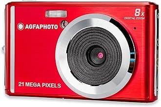 AGFA Photo Vintage Digital Camera – 21MP Compact Point & Shoot, Y2K Digicam Aesthetic, 2.4” LCD Screen, 8X Zoom, HD Video, Rechargeable Battery, Portable Travel Camera
