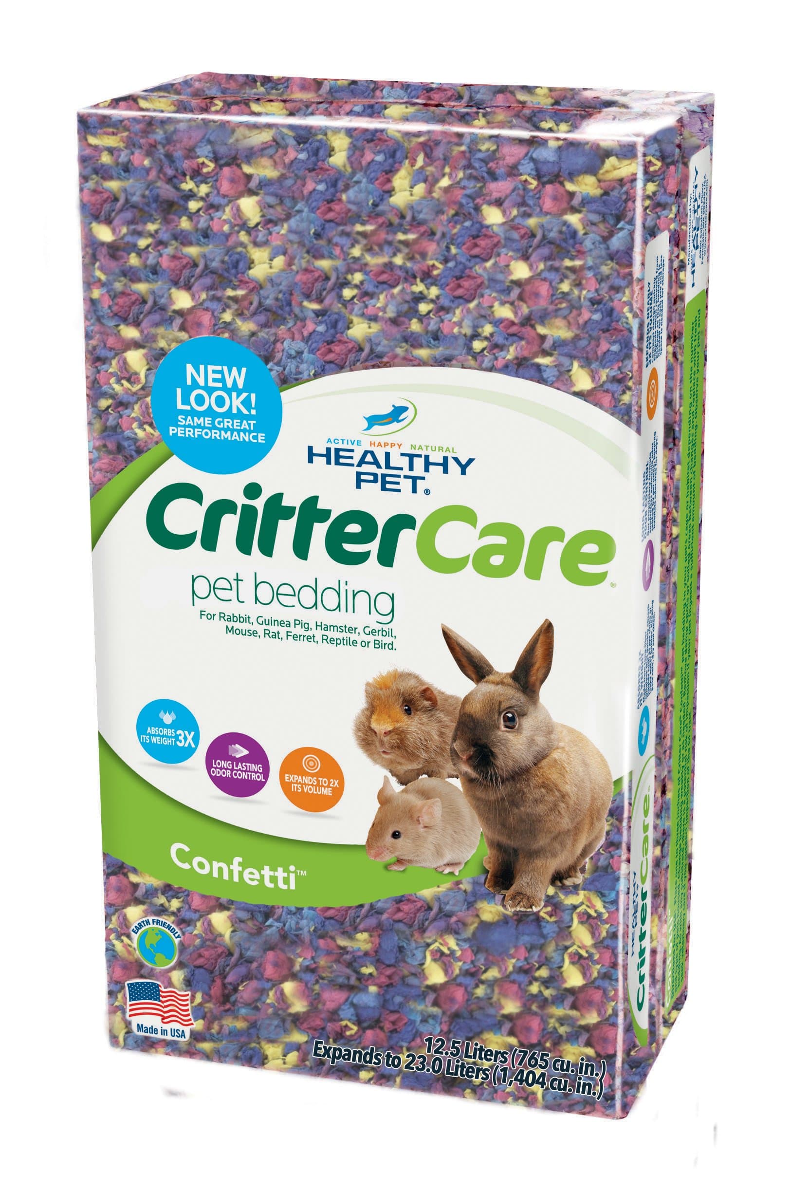 Critter Care Confetti Paper Bedding