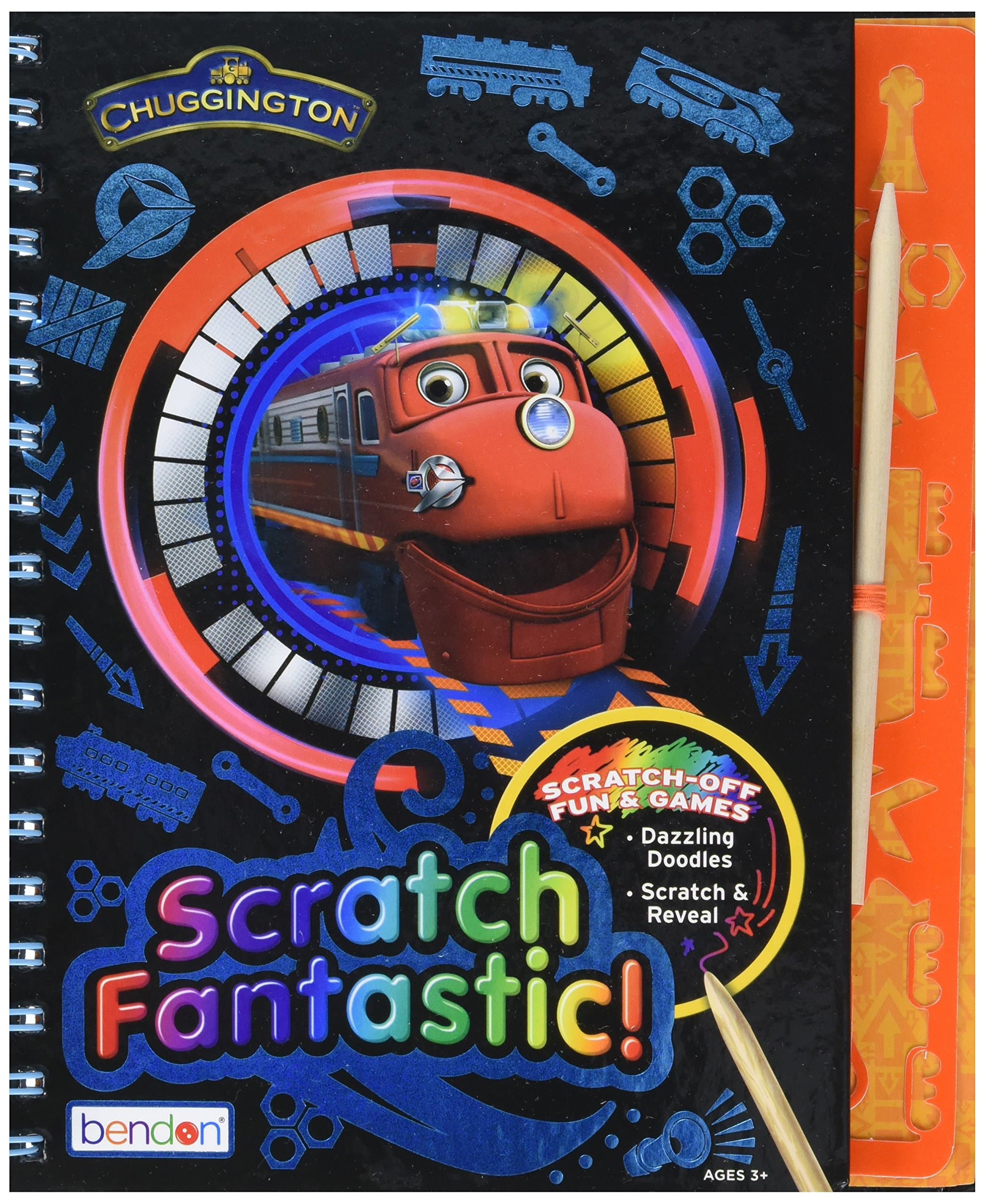 Bendon Artistic Studios Chuggington Scratch Fantastic Scratch-Off Fun and Games! Playset