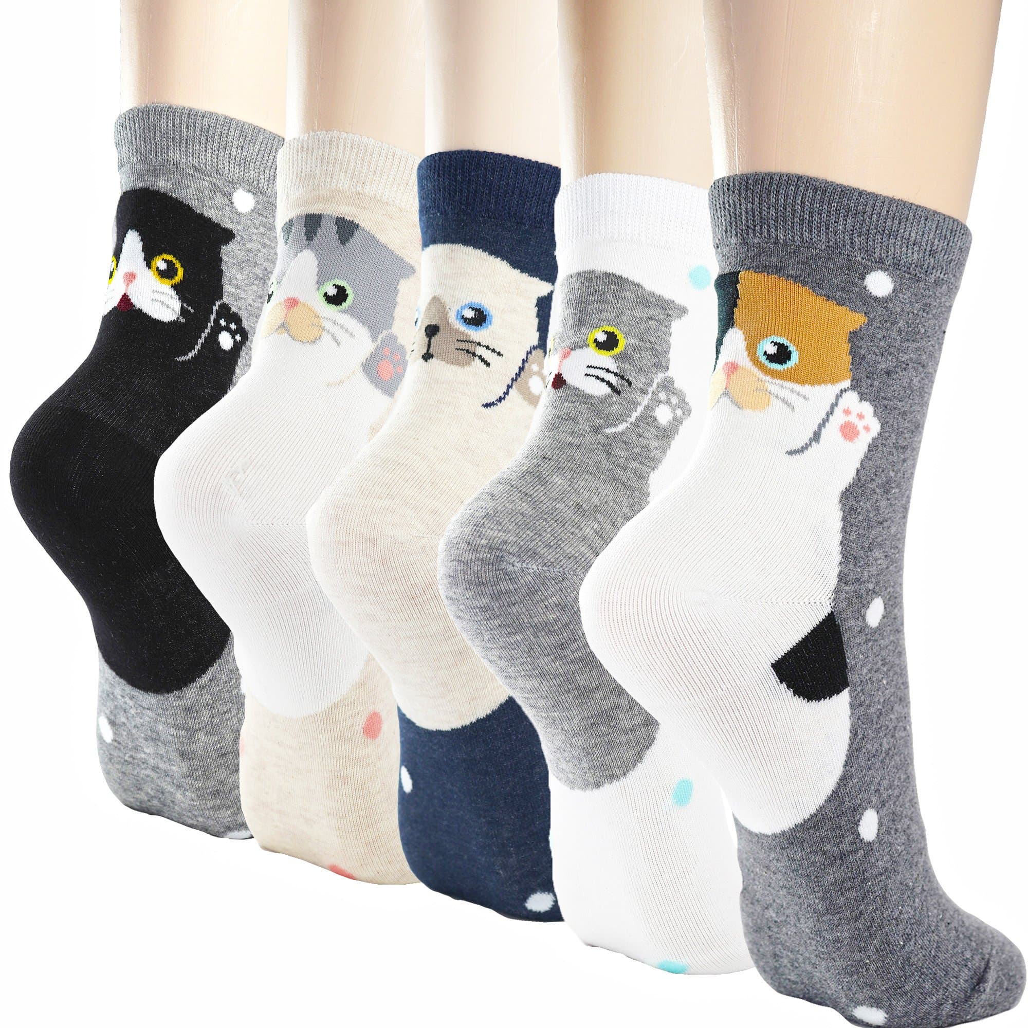 Womens Casual Crew Socks