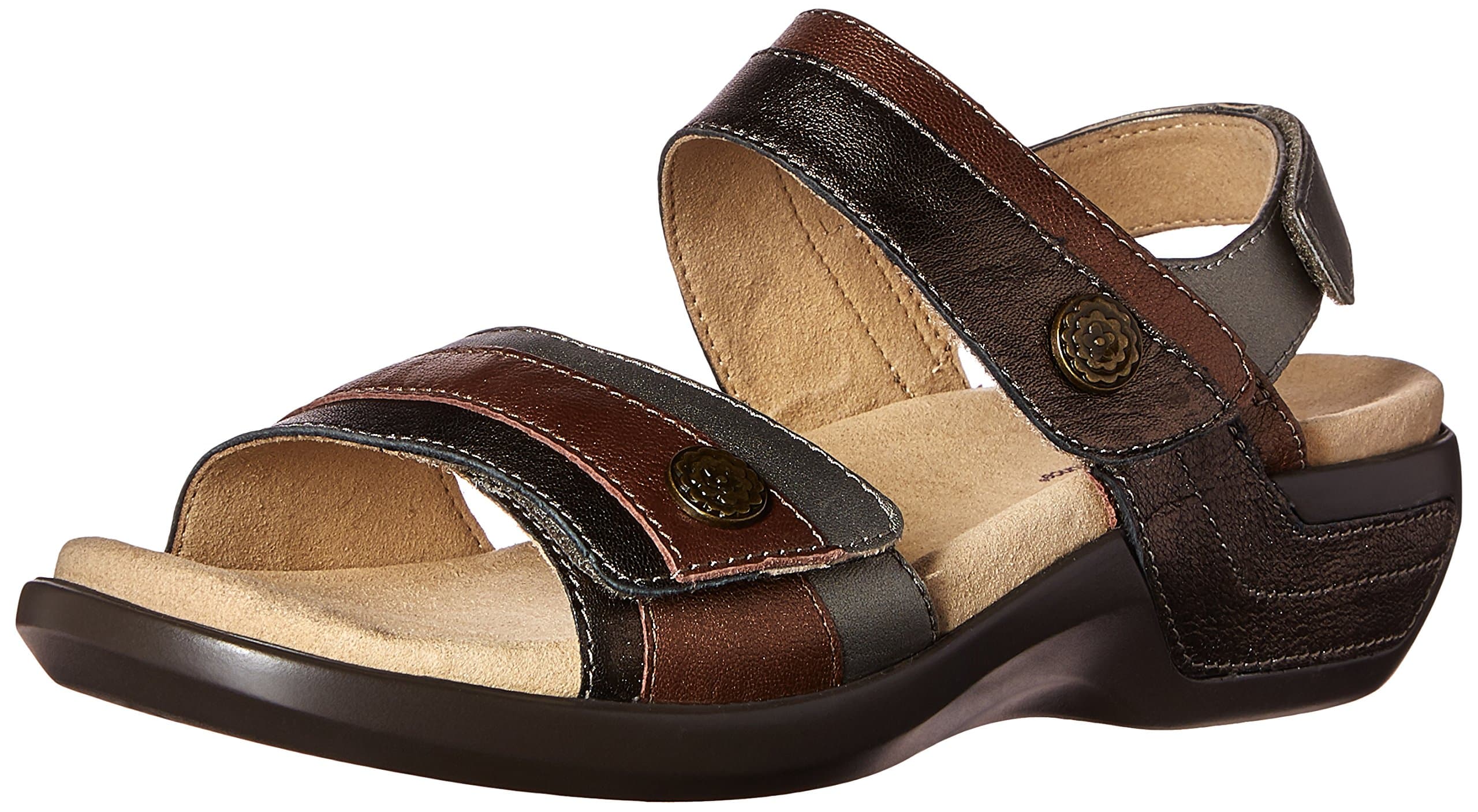 Aravon Women's Katherine-AR Flat Sandal