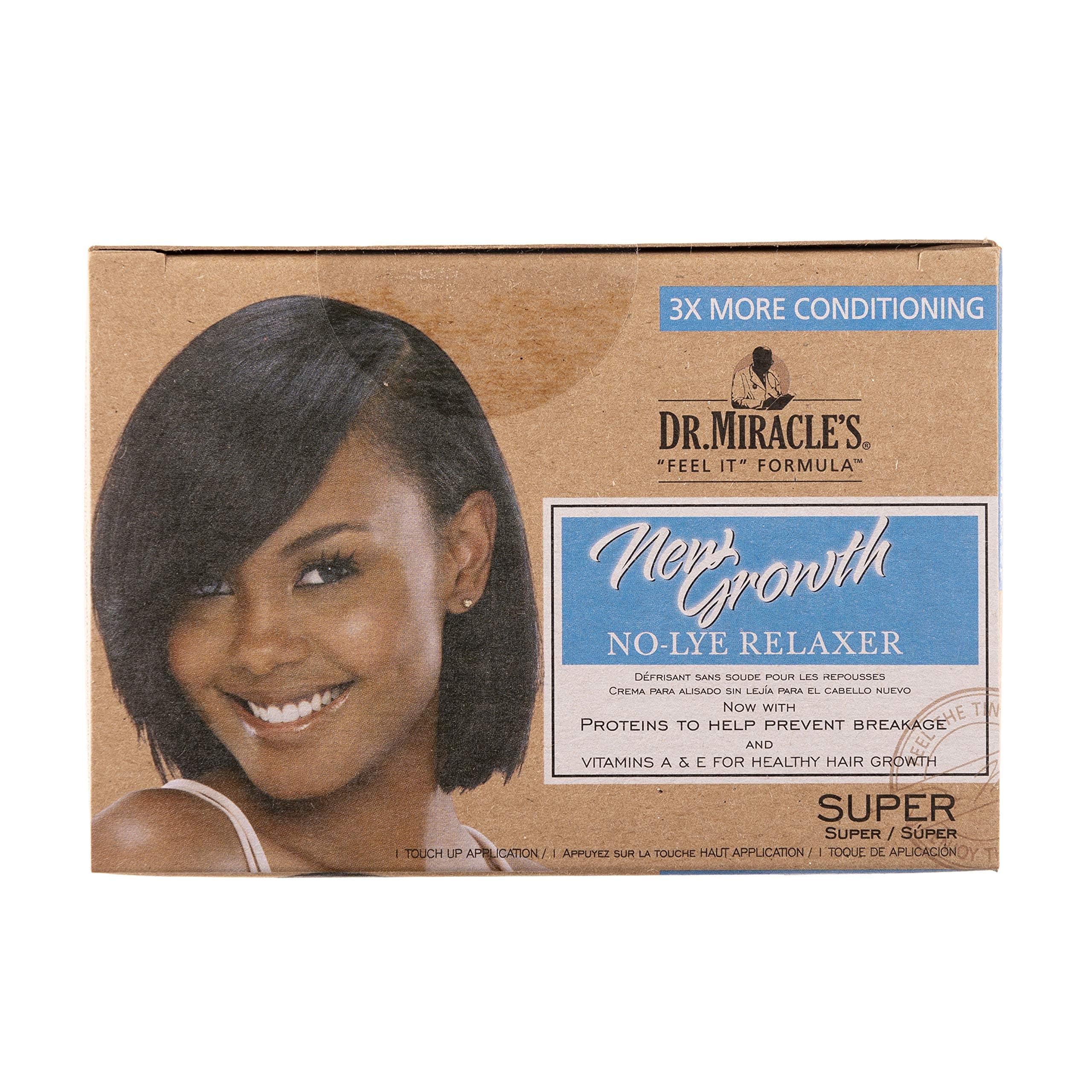 Dr. Miracle New Growth Relaxer Kit - Super