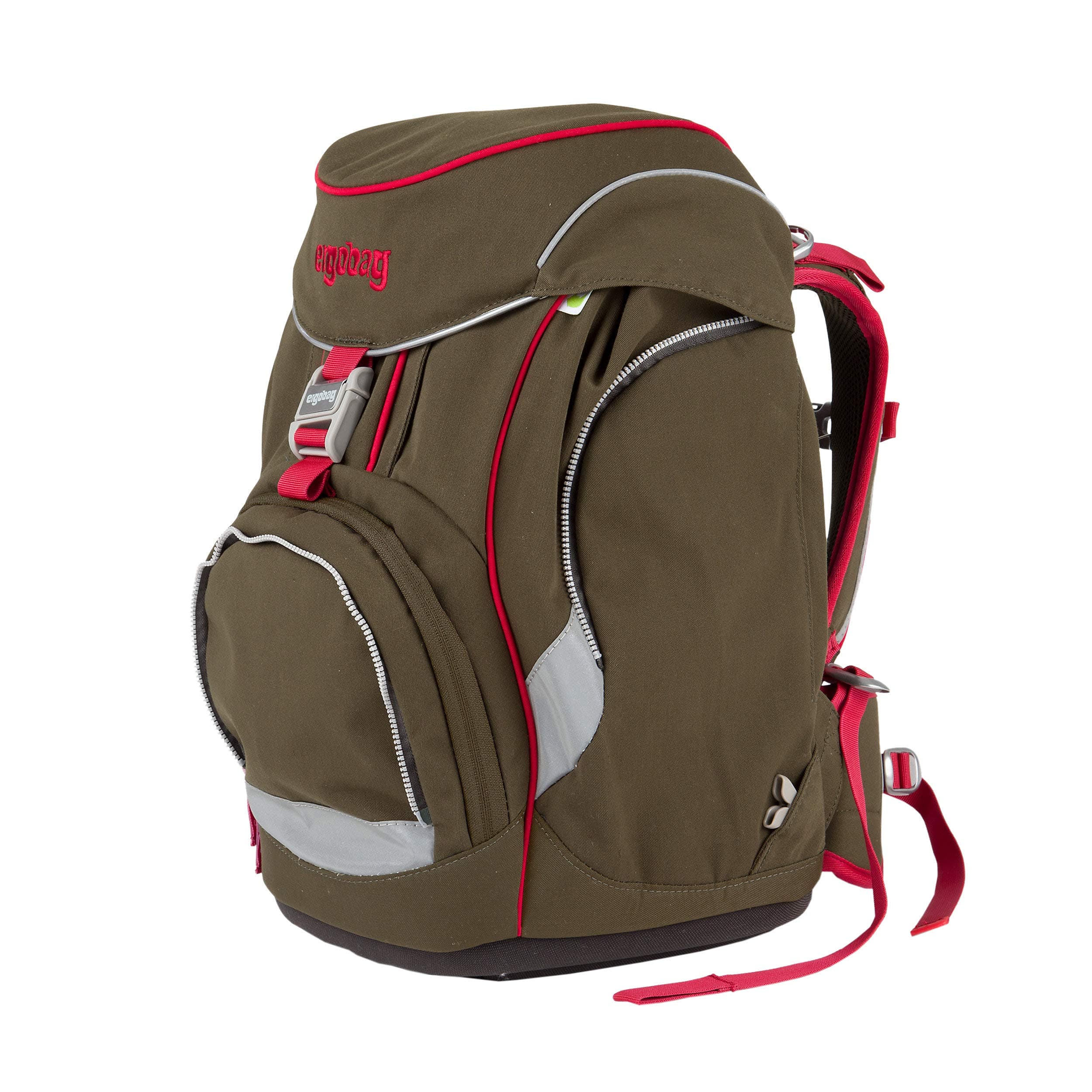 ERGOBAG RangeBear Schulranzen-Set ERG-PSP-001-709, 35 cm, 11 L, Forest Green