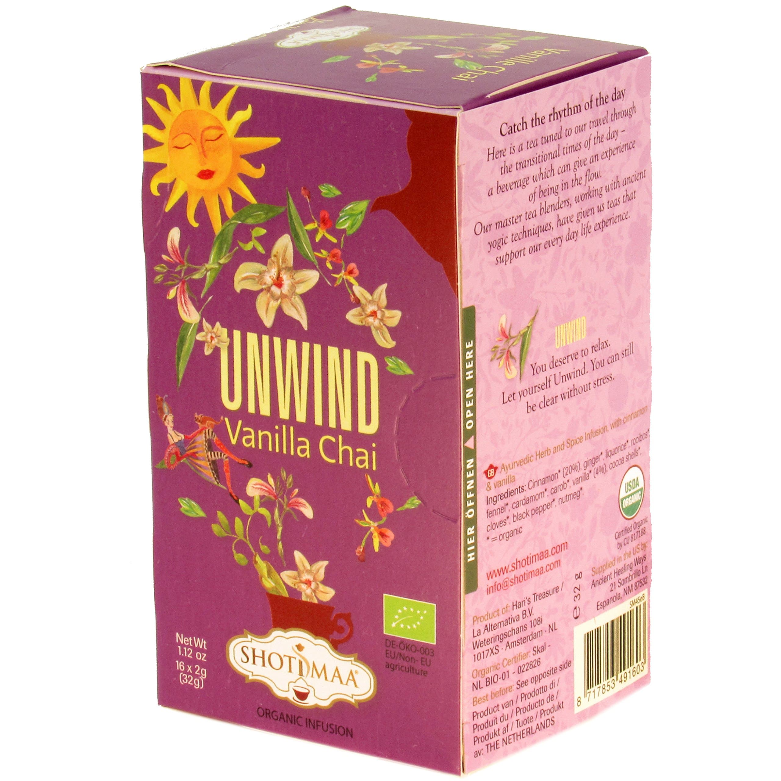 Hari Tea: Shoti Maa Tea Line - Unwind - Vanilla Chai