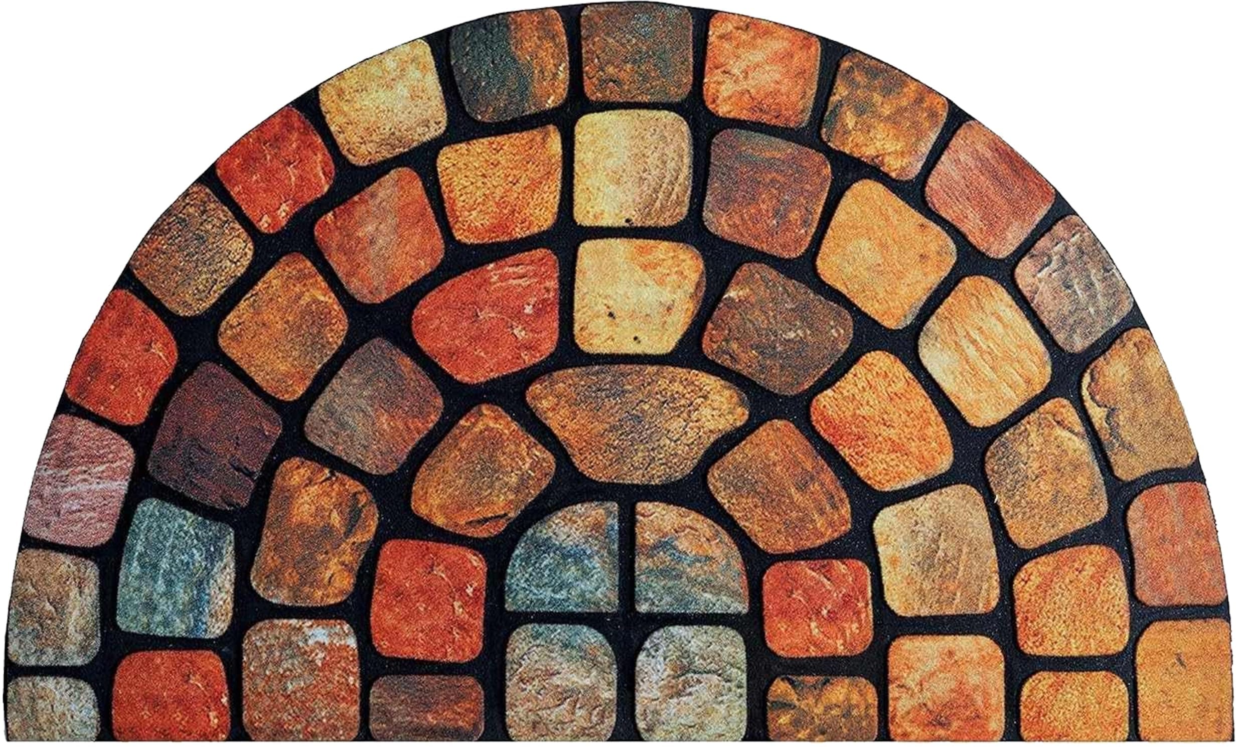 ubdyo Welcome in Style Front Door Mat - Low Pile Front Door Mat Outside Entrance - Muddy Dirt Trapping Welcome Matt Outdoor - Rubber Backing Anti Slip Indoor Doormat Entrance, 29" x 17"