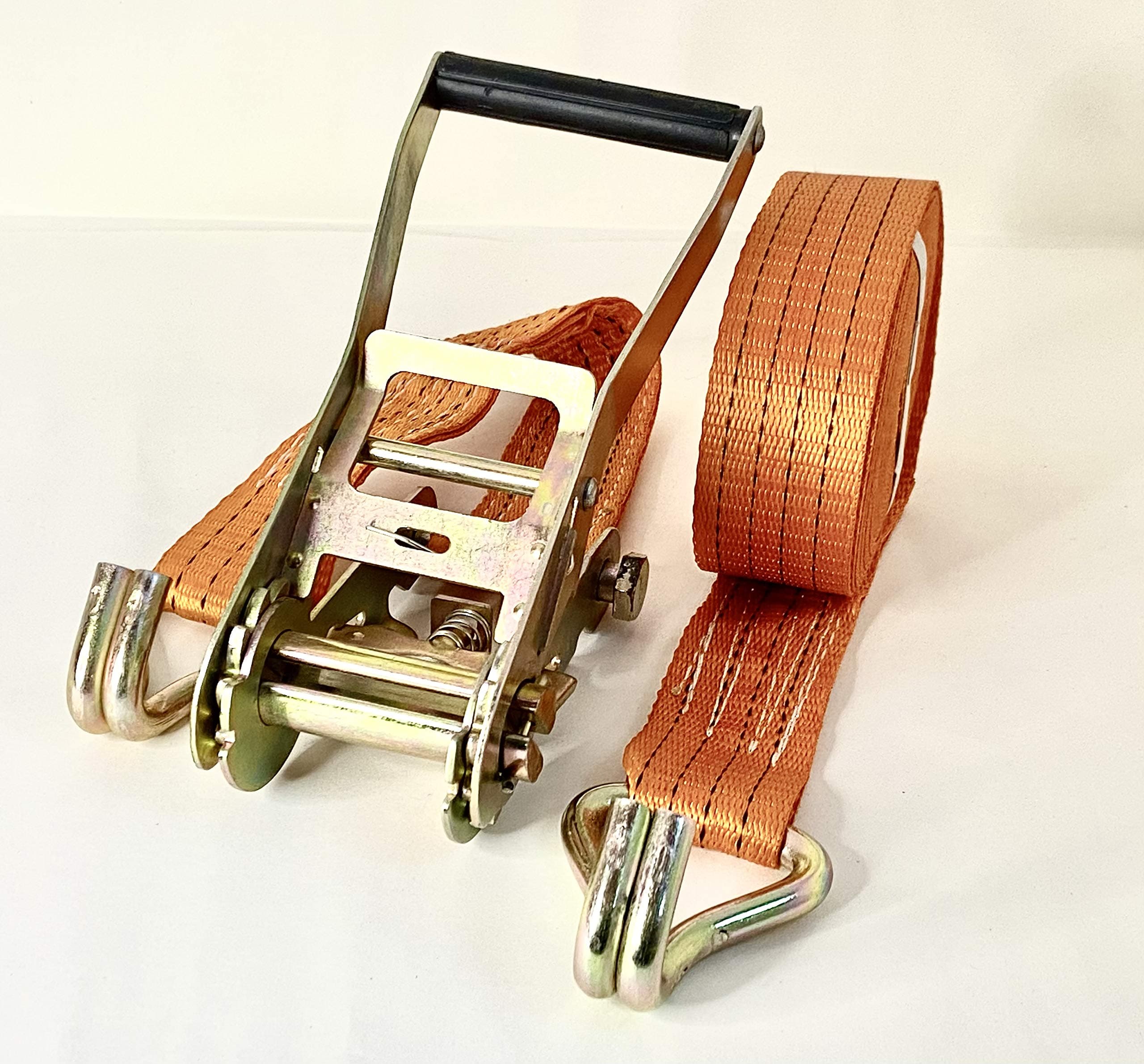 Lift-Move Polyester Ratchet Lashing Belt System - Width 50mm x 8 Mtrs Long - 2 Part Type