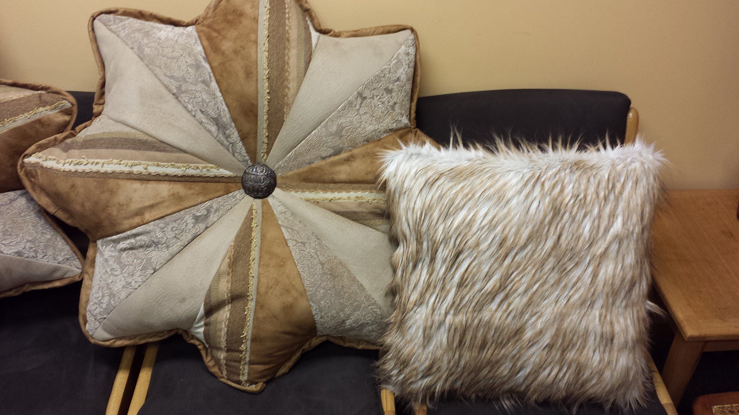 Buckskin and Roses Floor Pillow