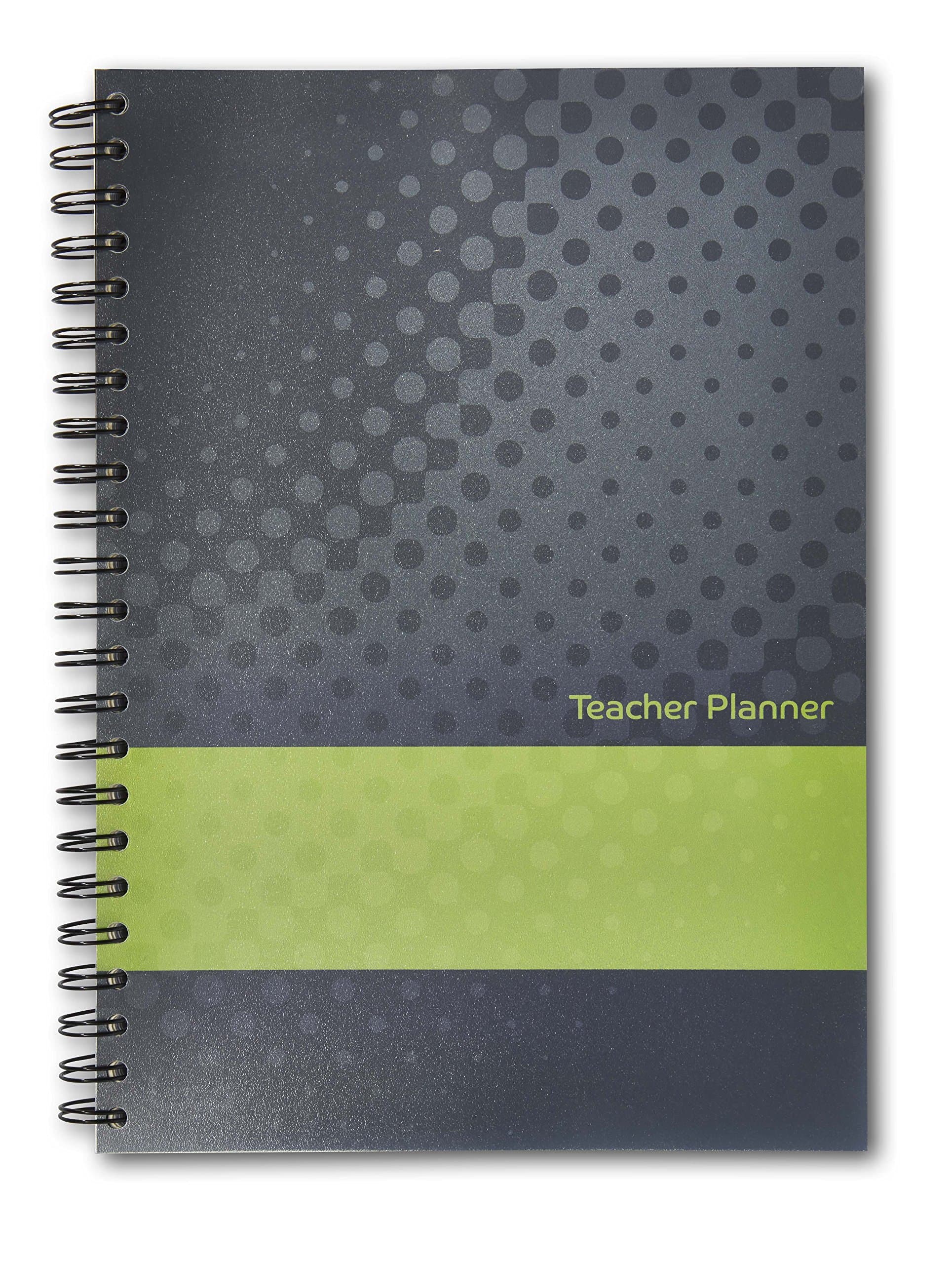 A4 10 Lesson Academic Teacher Planner, Black