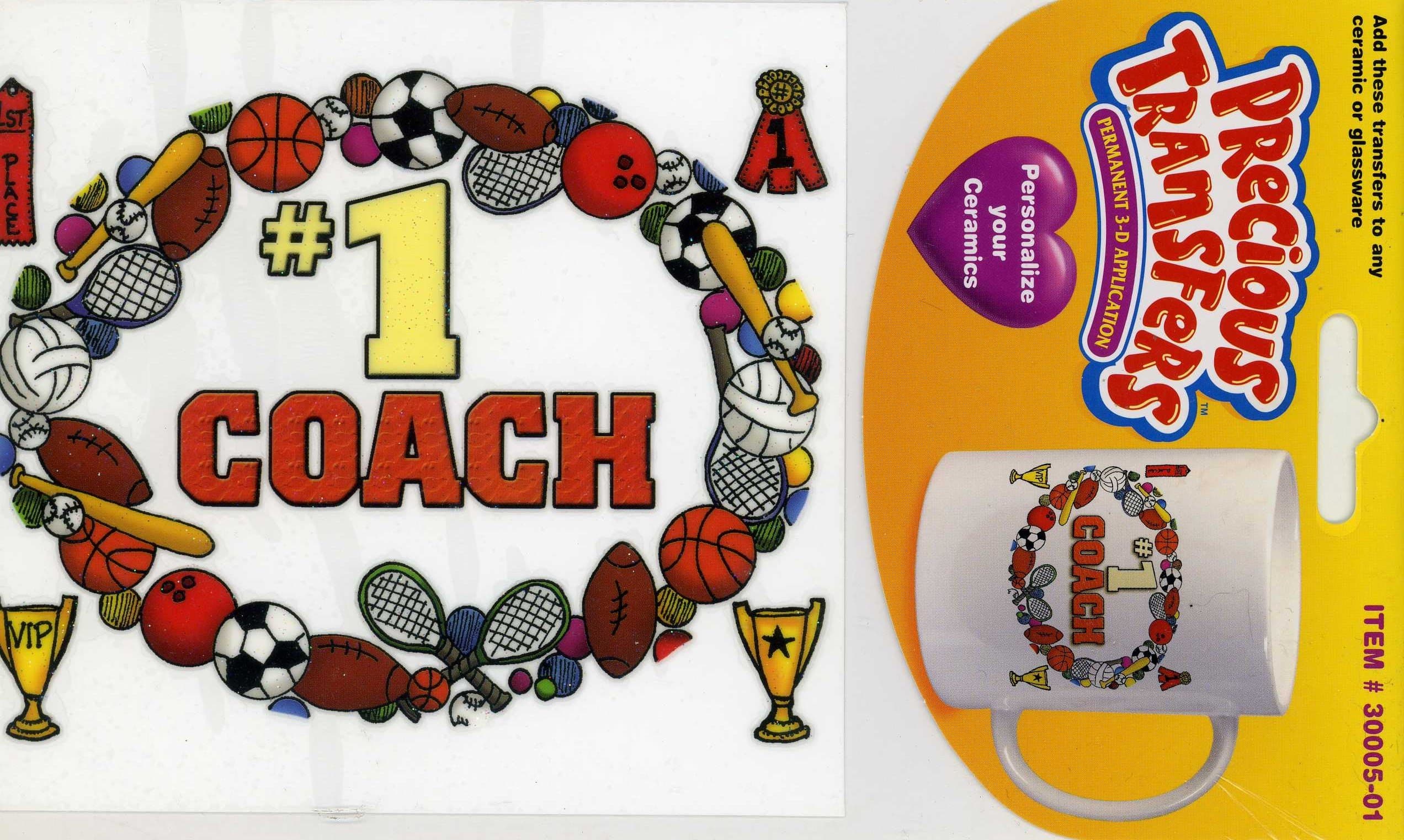 Precious Transfers #1 Coach Permanent 3-D Application (Item #30005-01)