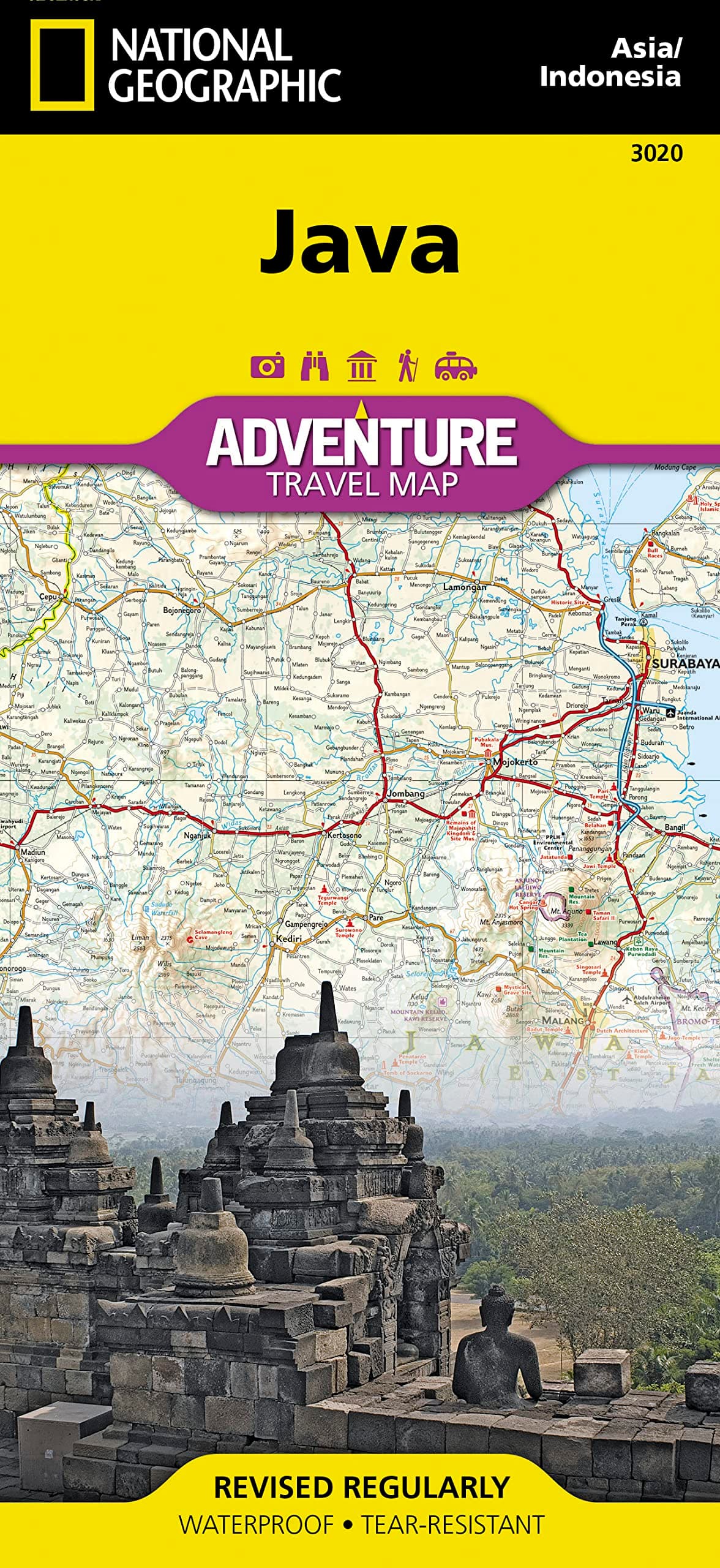 Java Map [Indonesia] (National Geographic Adventure Map, 3020)