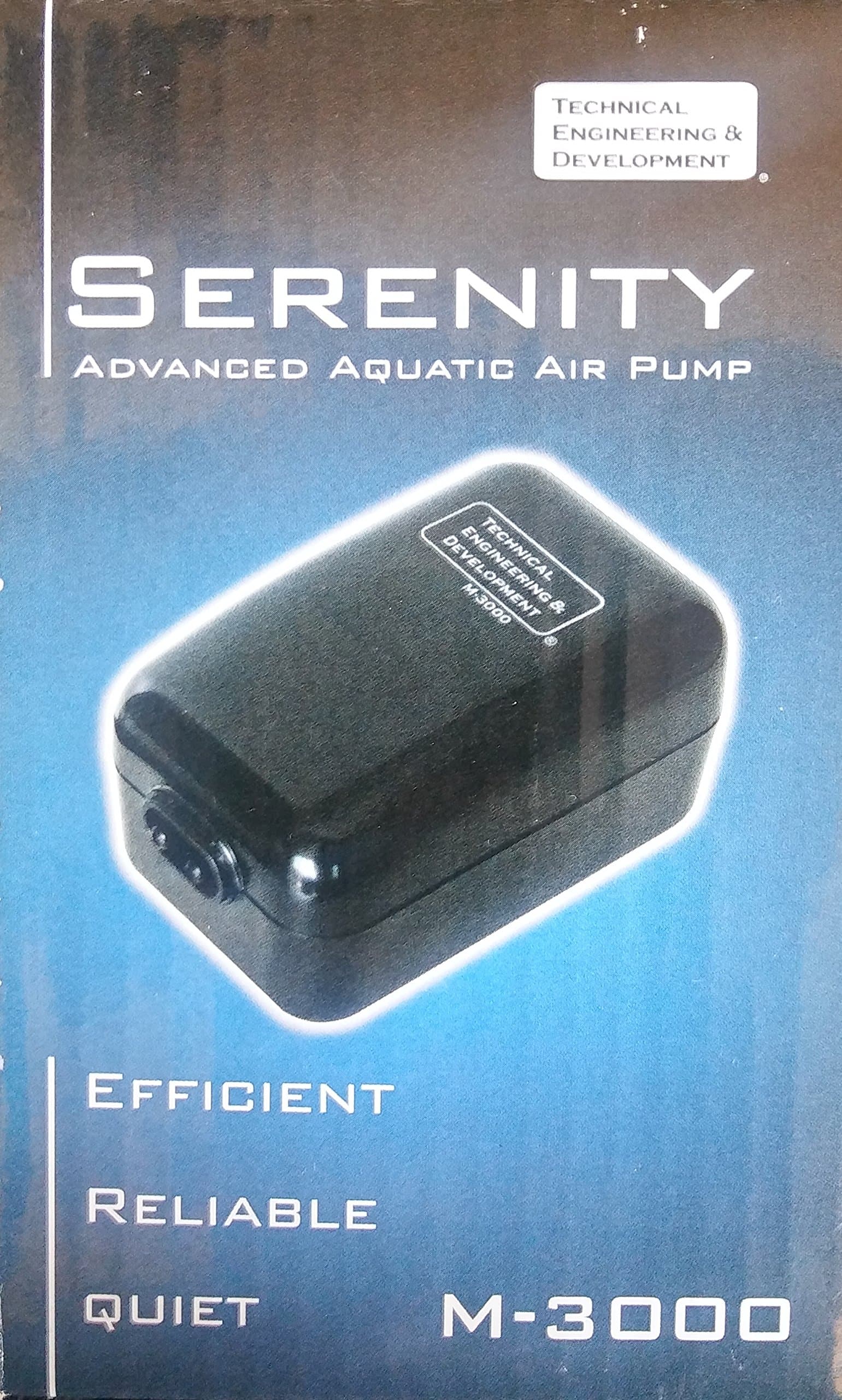 Serenity Advanced Aquatic Air Pump, Efficient, Reliable, Quiet, M-3000
