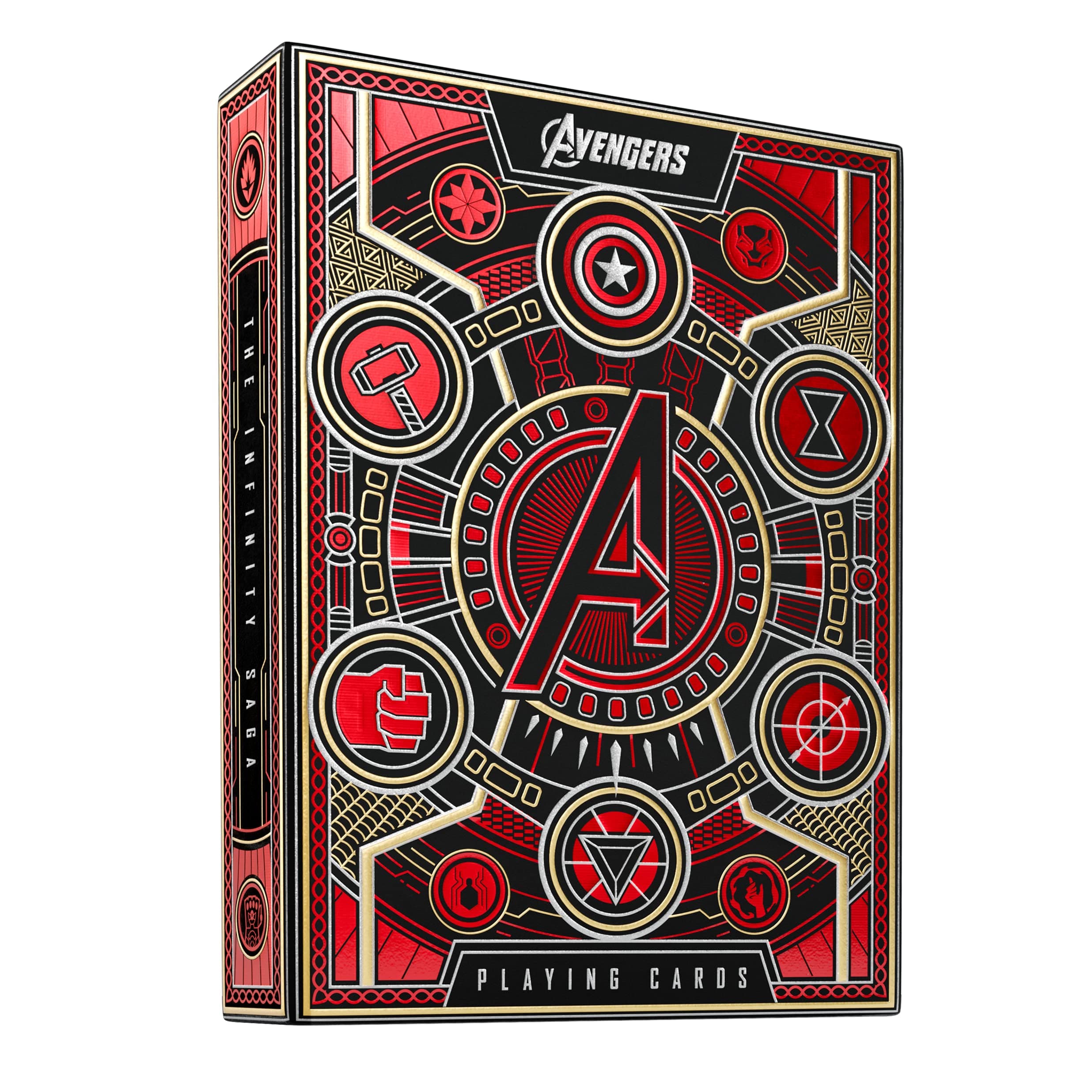 Avengers Red Edition Premium Playing Cards - Marvel Studios' The Infinity Saga Deck
