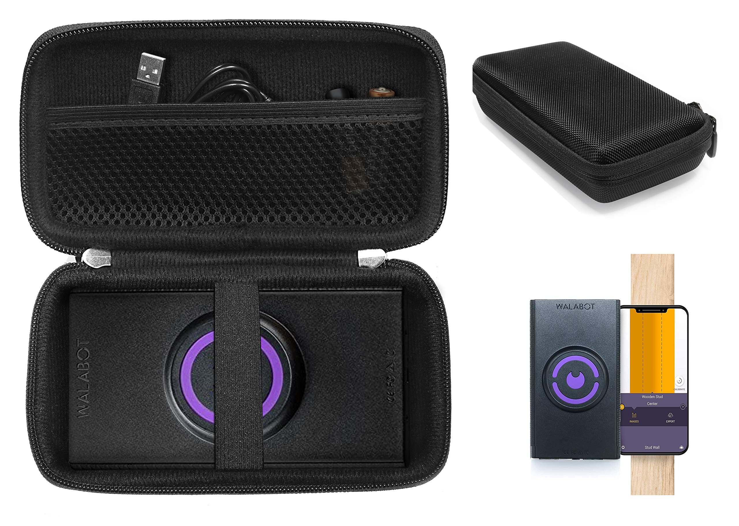 Case compatible with WALABOT DIY 2 - Advanced Stud Finder and Wall Scanner, Walabot PRO -Programmable 3D Imaging Sensor, DIY Plus X, Walabot DIY -In-Wall Imager